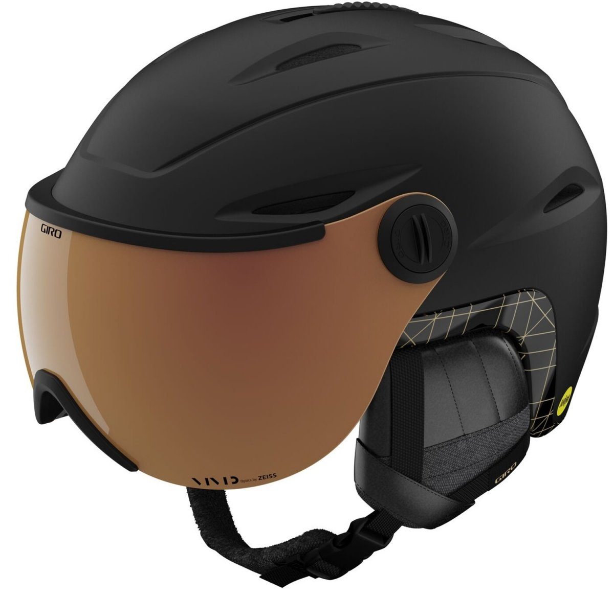 Giro Skihelm Giro Essence Mips Vivid Damen Skihelm Snowboardhelm matt black 240159