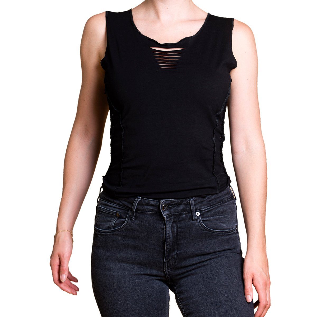 PANASIAM Crop-Top Goa Psytrance Top ‘Kama‘ günstig online kaufen