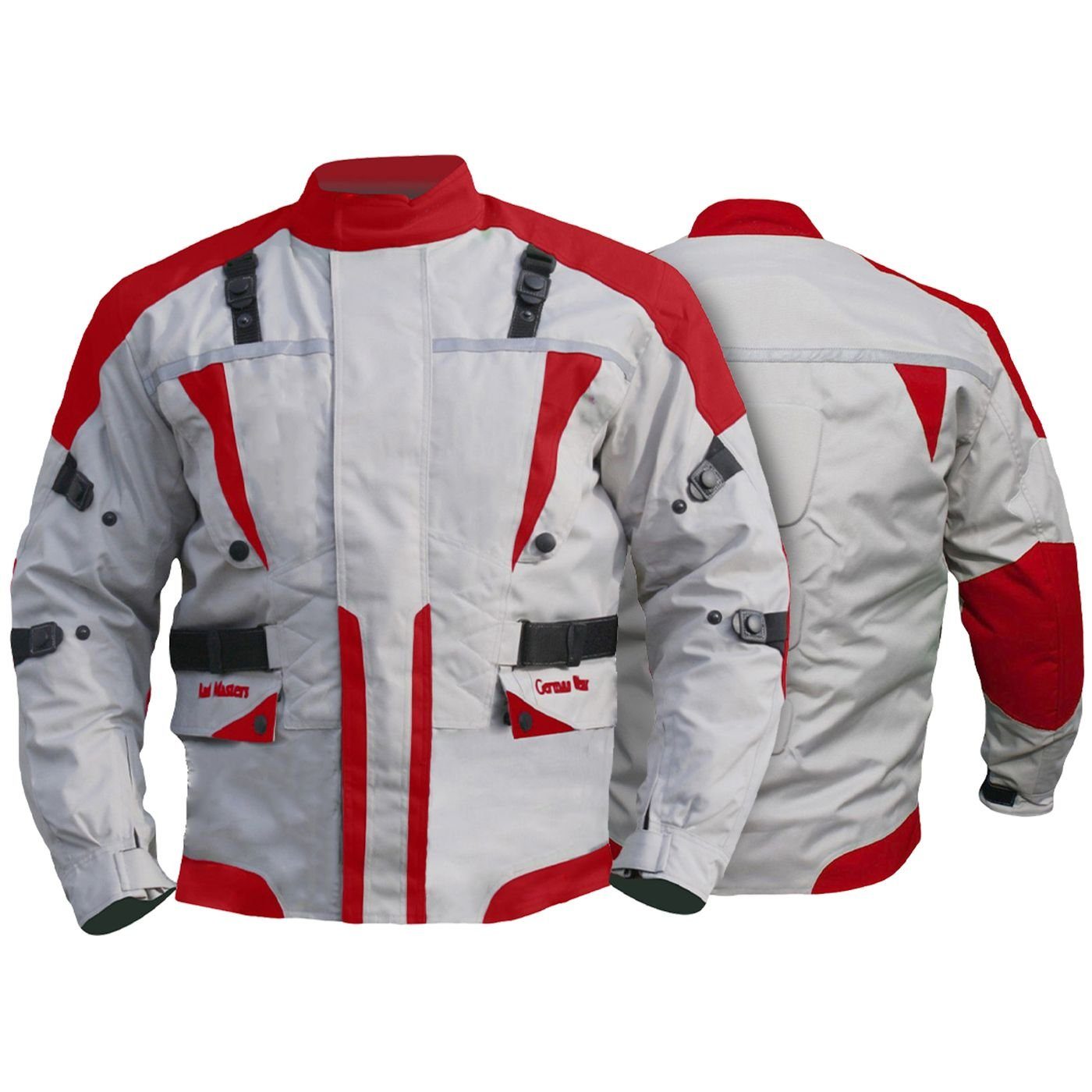 German Rot Motorradjacke Jacke Wear Motorradjacke GW309J jacke Textilien Kombigeeignet