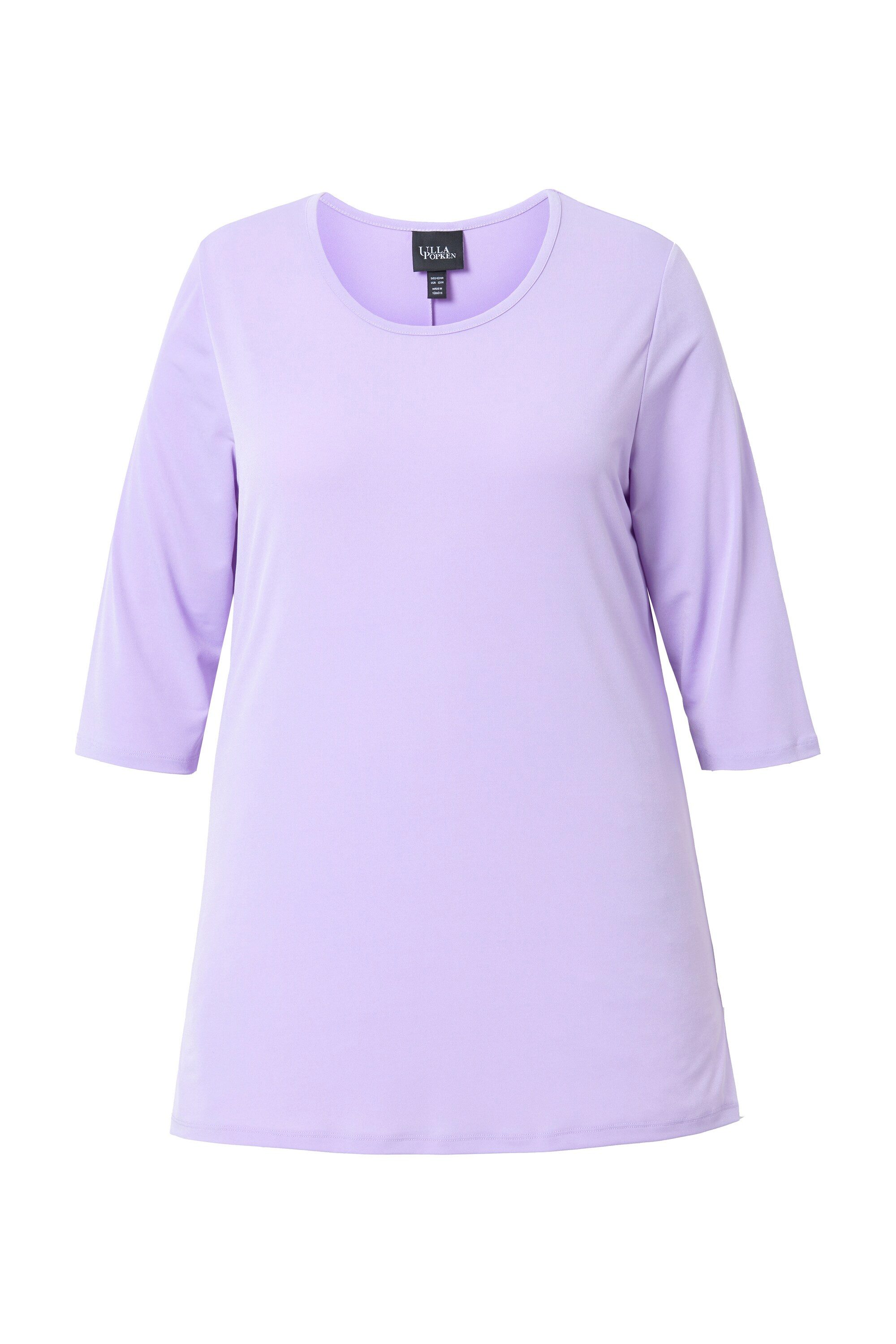 Ulla Popken Longshirt Longshirt Rundhalsausschnitt 3/4-Arm günstig online kaufen