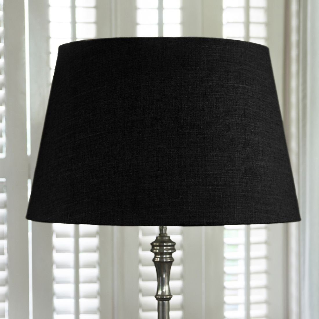 Rivièra Maison Lampenschirm Loveable Linen Lampshade all black 42x55 Lampenschirm