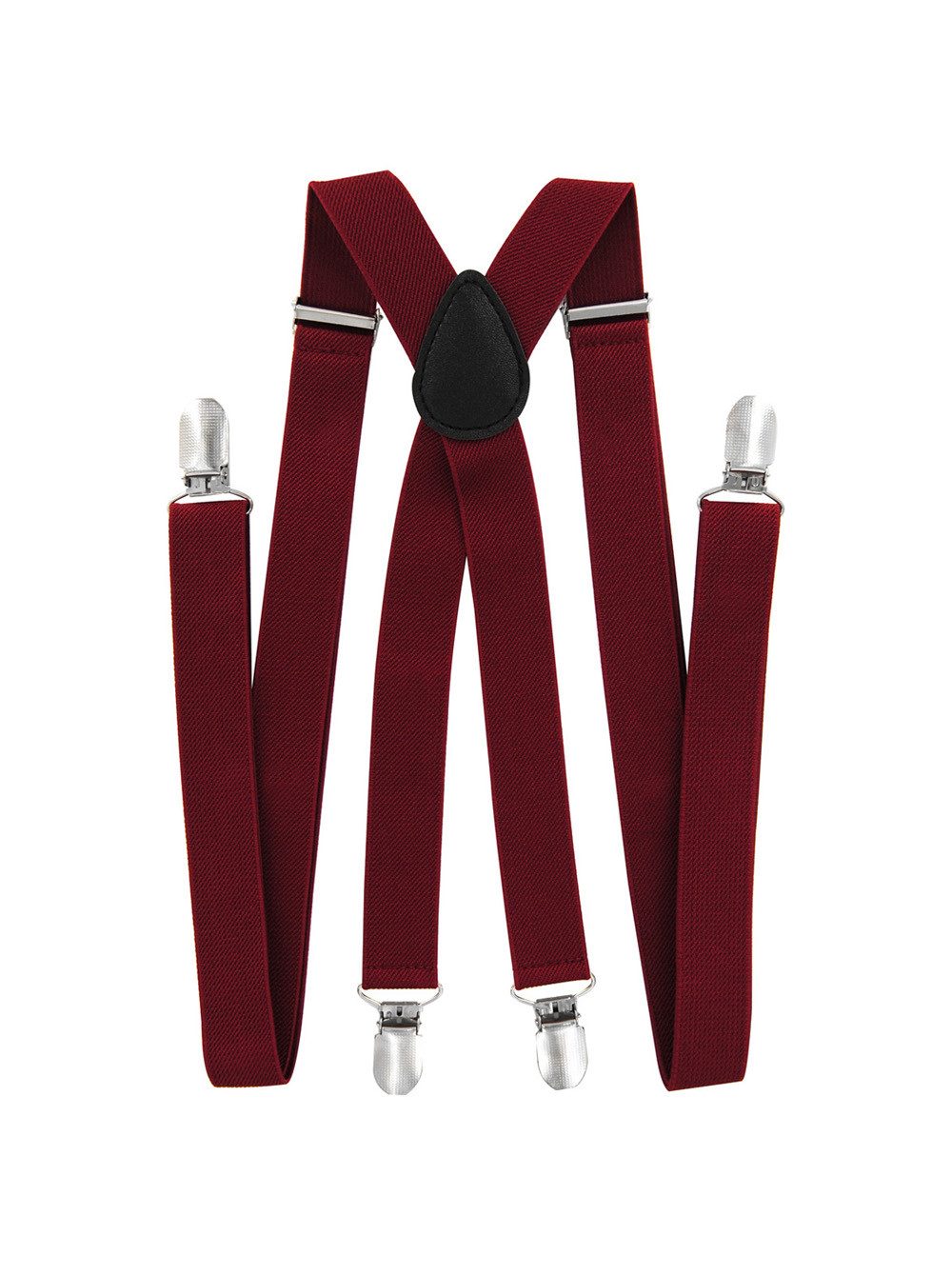 axy Hosenträger Herren Hosenträger 4 Stabile Clips X-Form 2,5cm Breit verstellbar und elastisch 120cm Lang