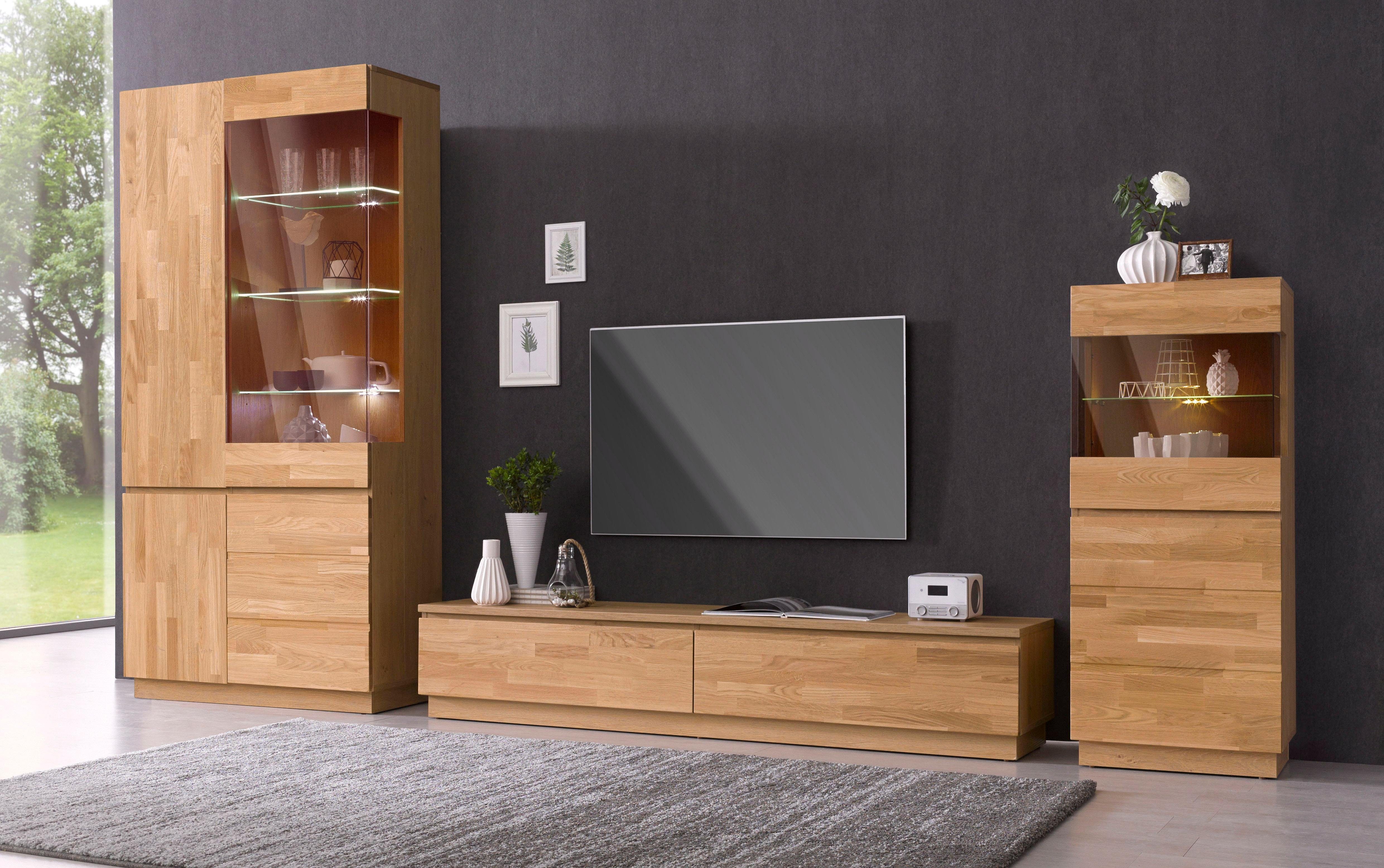 Home affaire Vitrine Höhe 184 cm, teilmassiv, FSC®-zertifiziert
