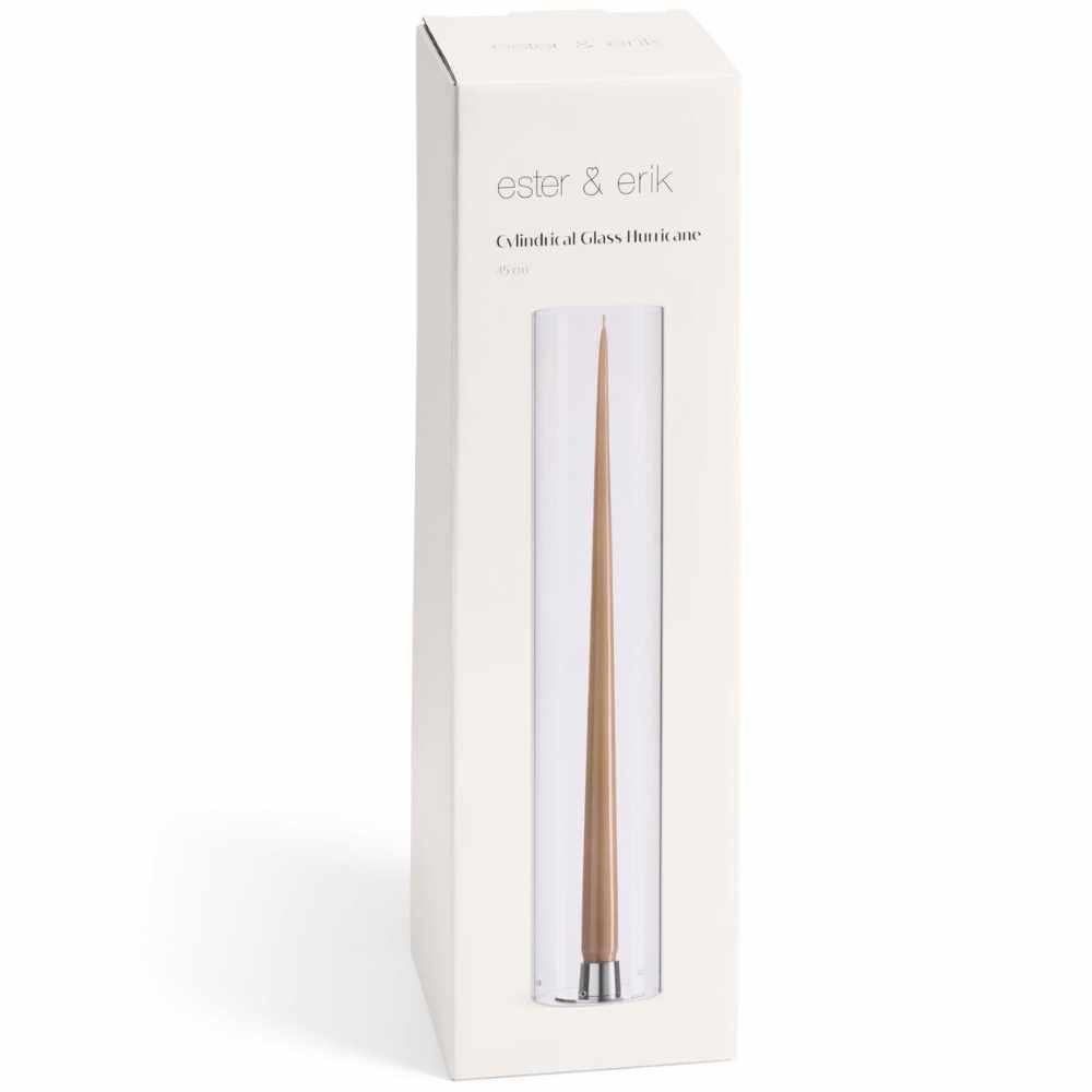 ester & erik Kerzenhalter Glaszylinder für Stabkerzen (45cm)