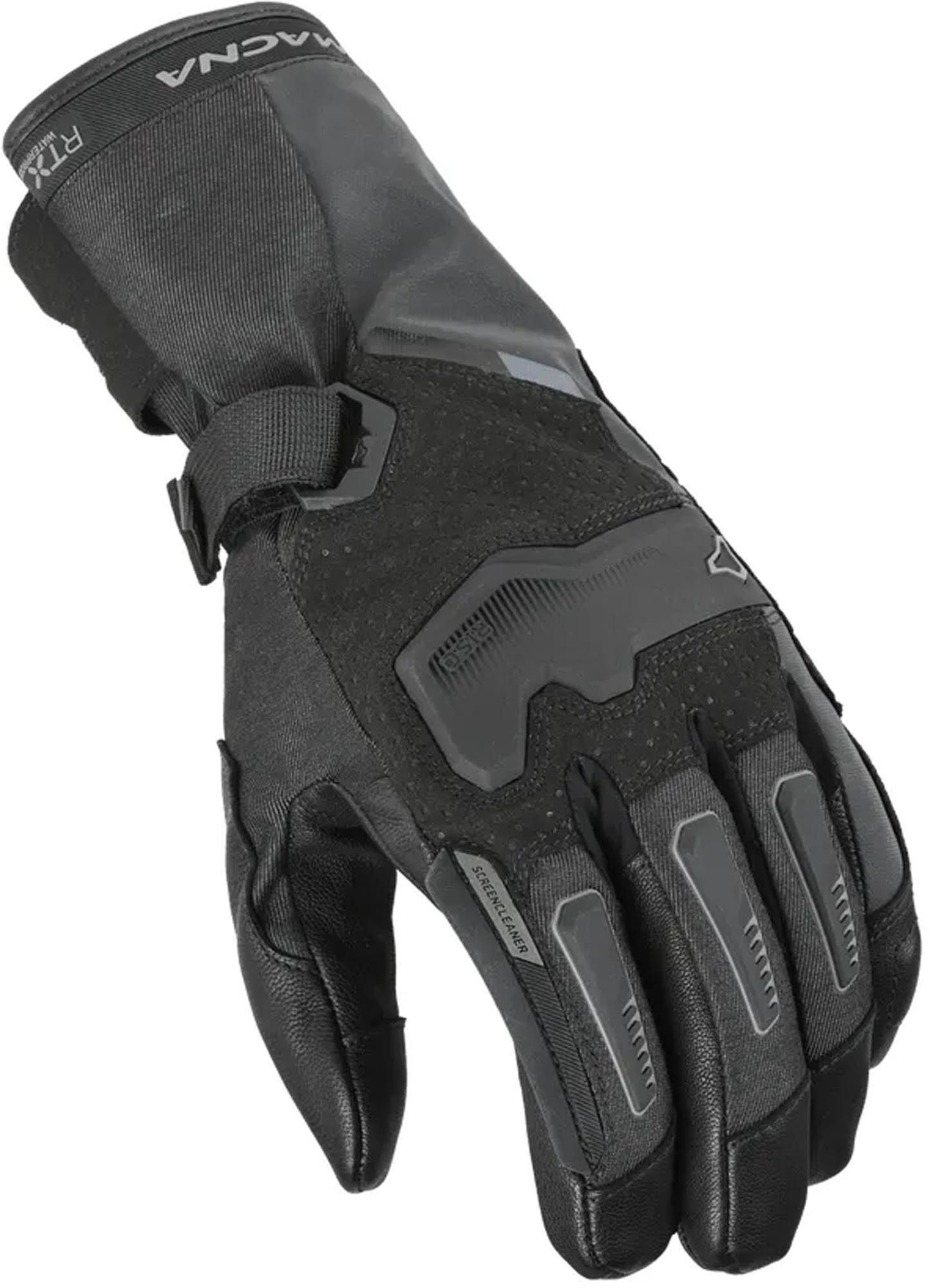 Macna Motorradhandschuhe Terra 2.0 RTX wasserdichte Motorrad Handschuhe lange Stulpe,Touchscreenbedienung möglich,wasserdicht