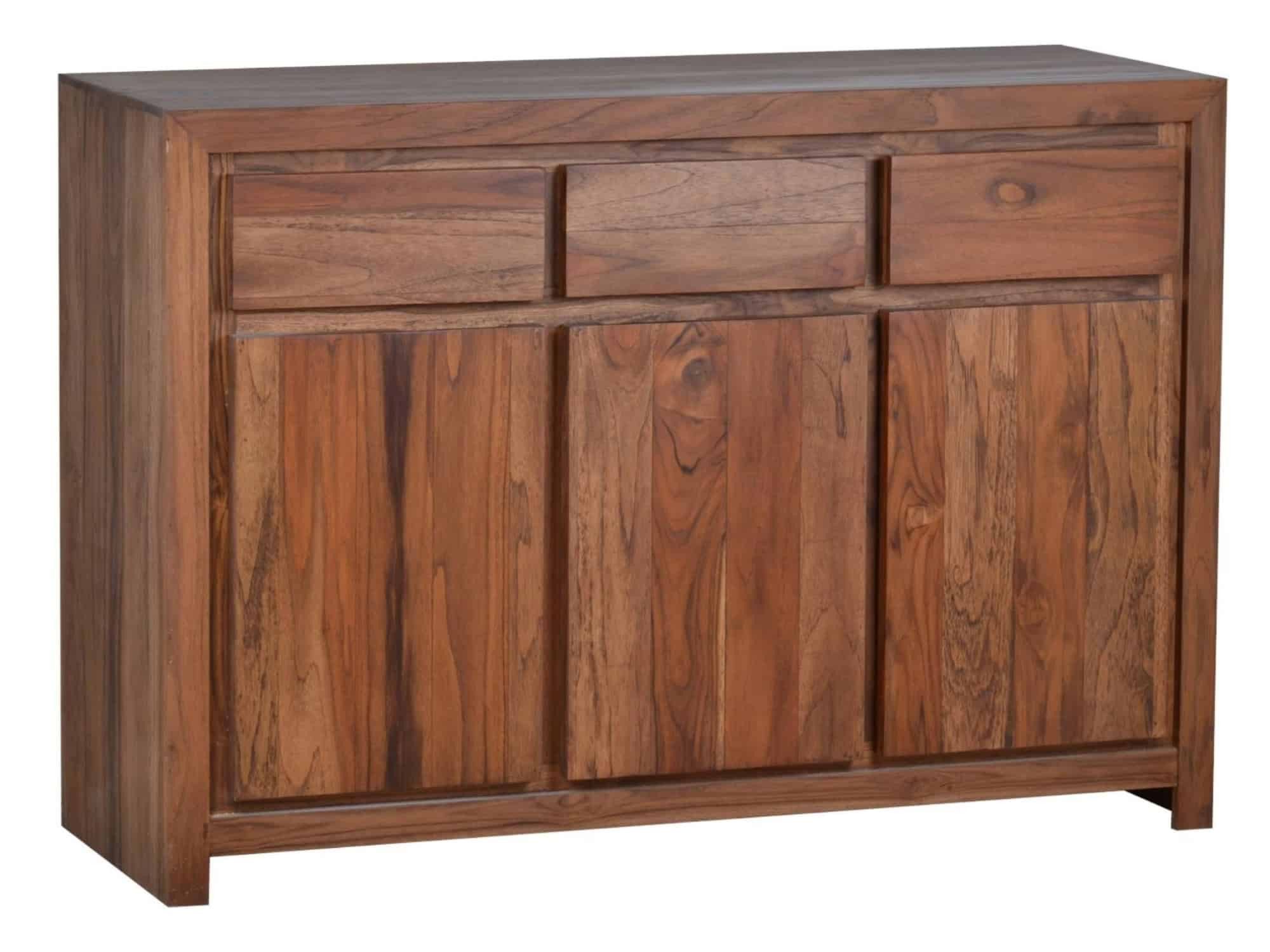 MiaMöbel Sideboard Maharaja, aus massivem Teakholz Braun