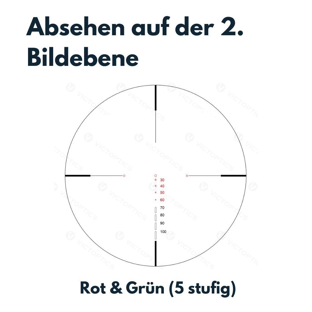 Vector Optics Victoptics OPSL30 SCB 2-5x24IR Zielfernrohr (Ideal für Jagd, Sport und Airsoft)