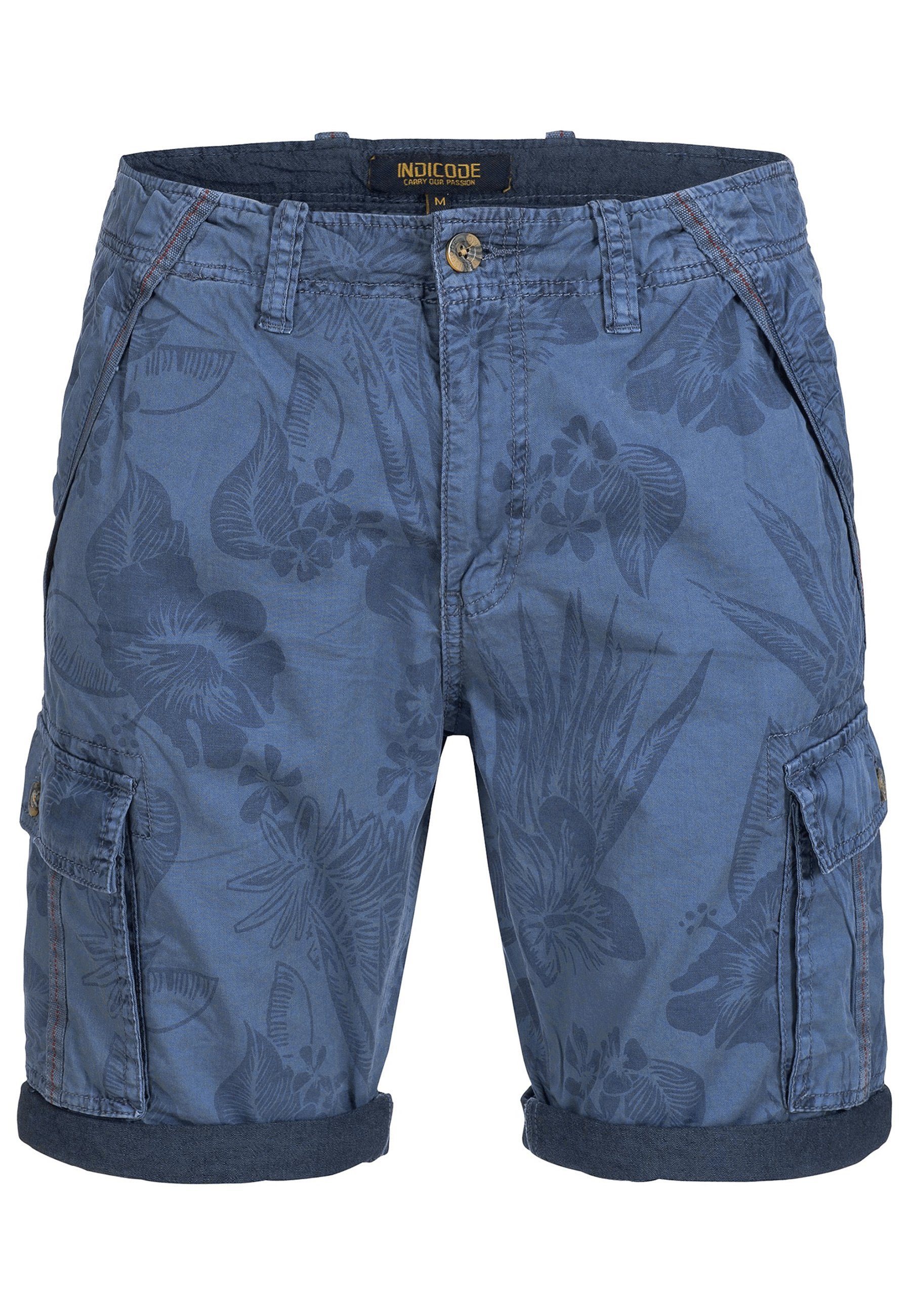 Indicode Cargoshorts Albert Hawaiishorts mit 6 günstig online kaufen
