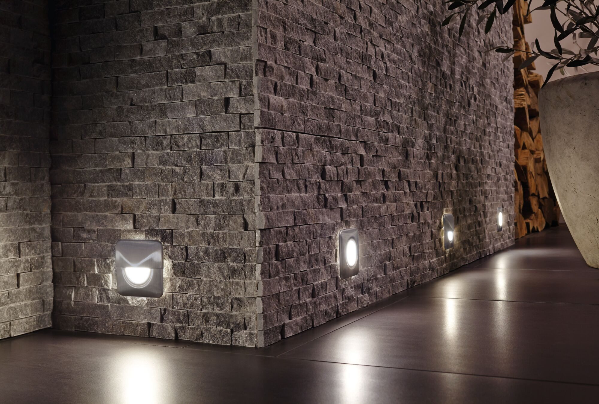 Paulmann LED Wandleuchte Special Line IP65 rund 76mm 1,4W 60lm 230V 4000K Opal, LED fest integriert, Neutralweiß, Wandeinbauleuchte