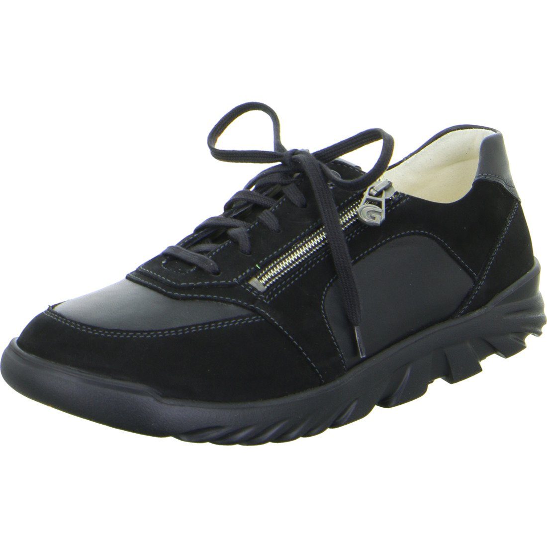 Ganter Ganter Schuhe, Sneaker Haylie - Materialmix Sneaker schwarz 050275