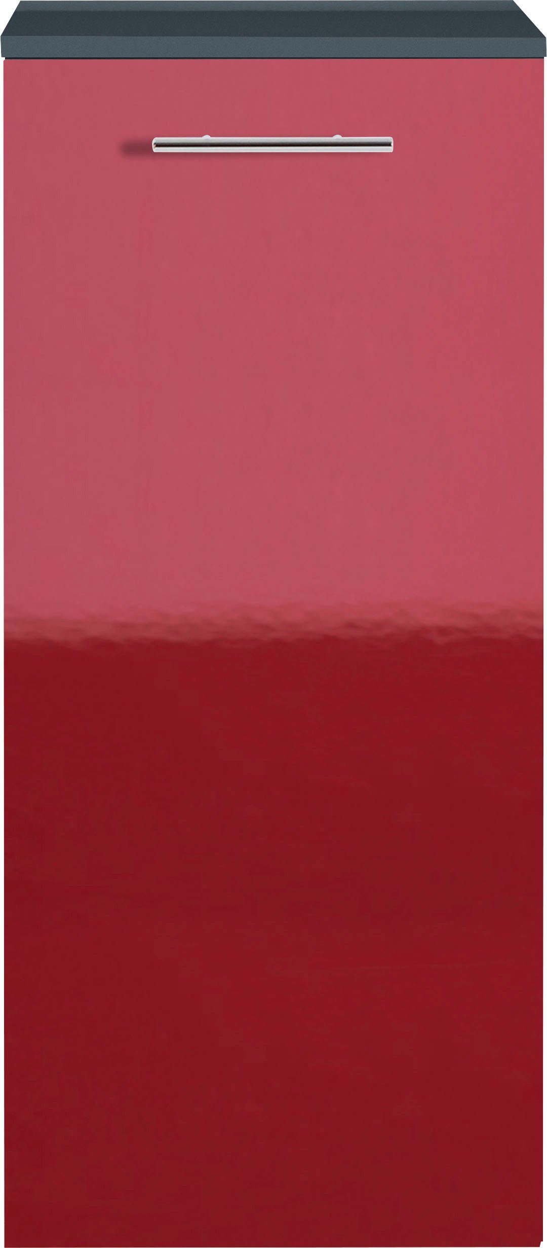 MARLIN Midischrank anthrazit | 40 3040, Breite cm rot