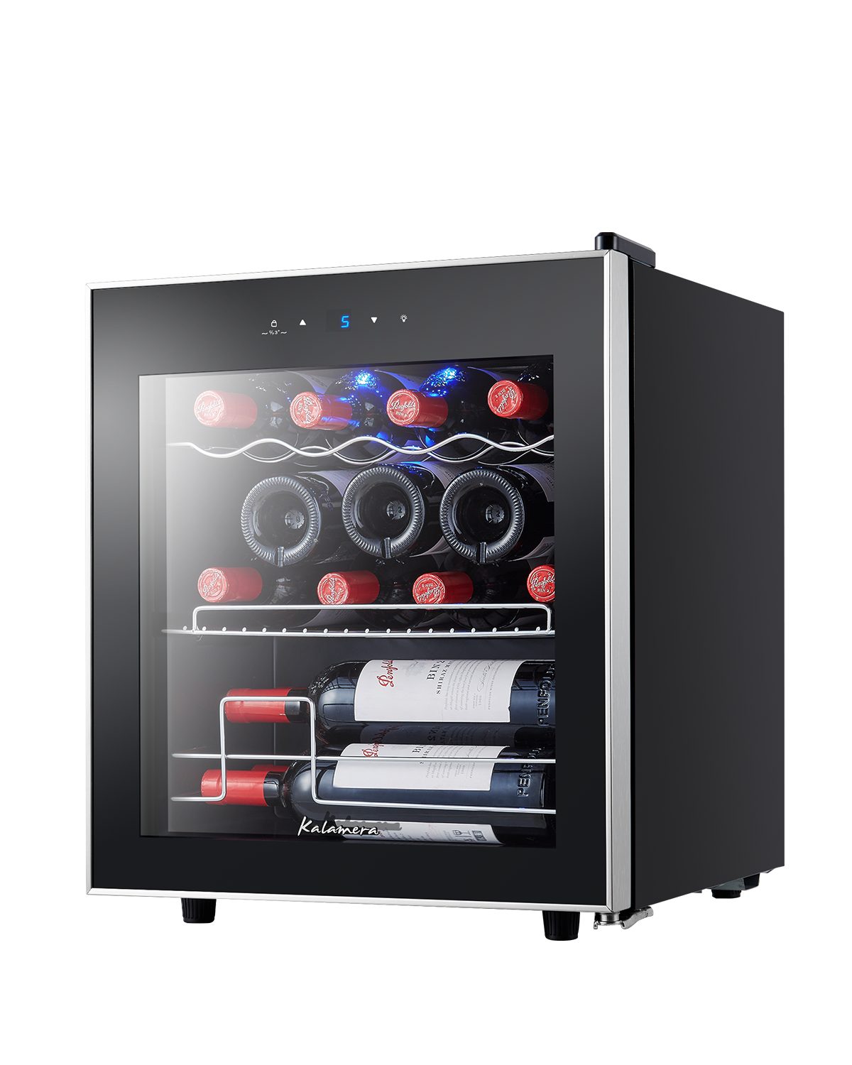 kalamera Weinkühlschrank KRC-40FCSS, für 15 0,75l á Standardflaschen