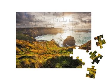 puzzleYOU Puzzle Wilde Natur an der Mullion Cove, Cornwall, England, 48 Puzzleteile, puzzleYOU-Kollektionen Cornwall