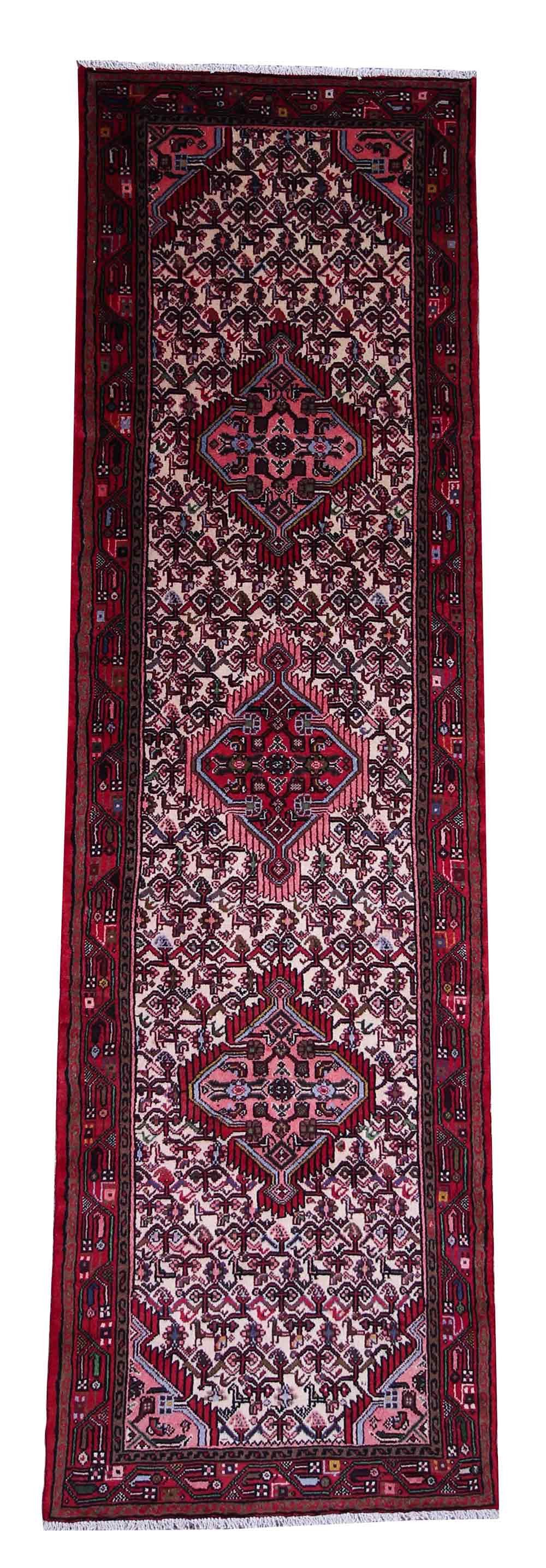 Orientteppich Perserteppich Hamadan 278 x 81 cm