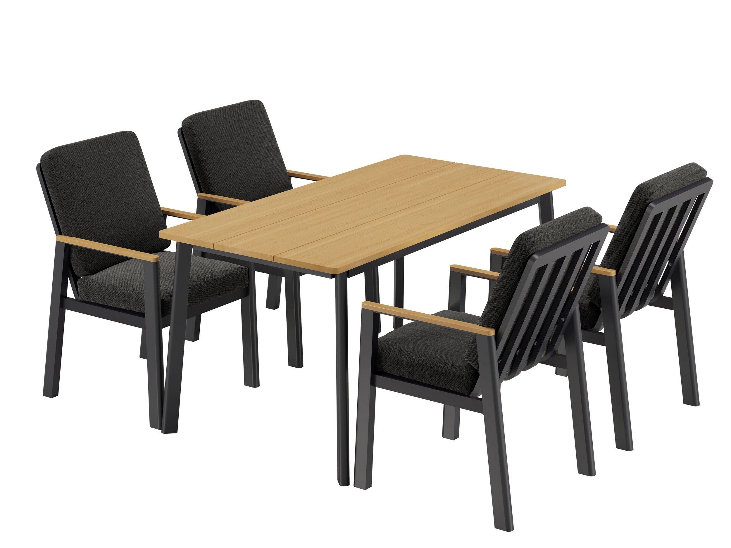 MeXo Gartenlounge-Set, (Gartenmöbel Set für 4 günstig online kaufen