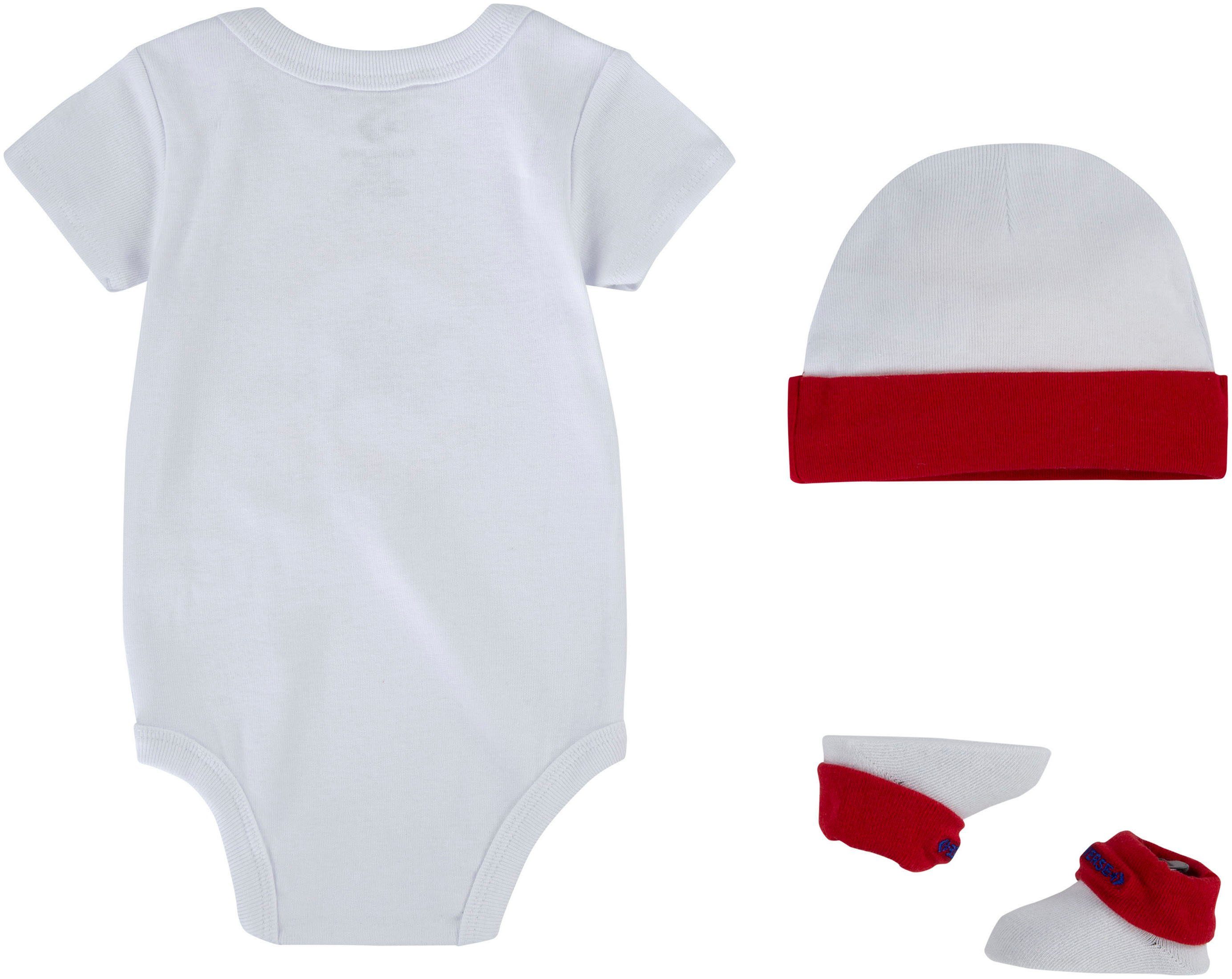 3-tlg) (Packung, Erstausstattungspaket INFANT CTP Converse CLASSIC BOO BODYSUIT HAT