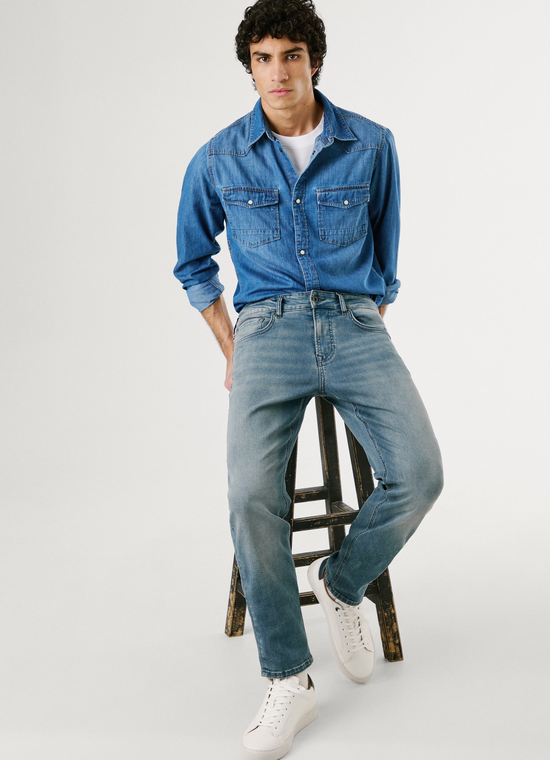 Pepe Jeans Straight-Jeans CASH im 5-Pocket-Stil – Bild 5 von 5