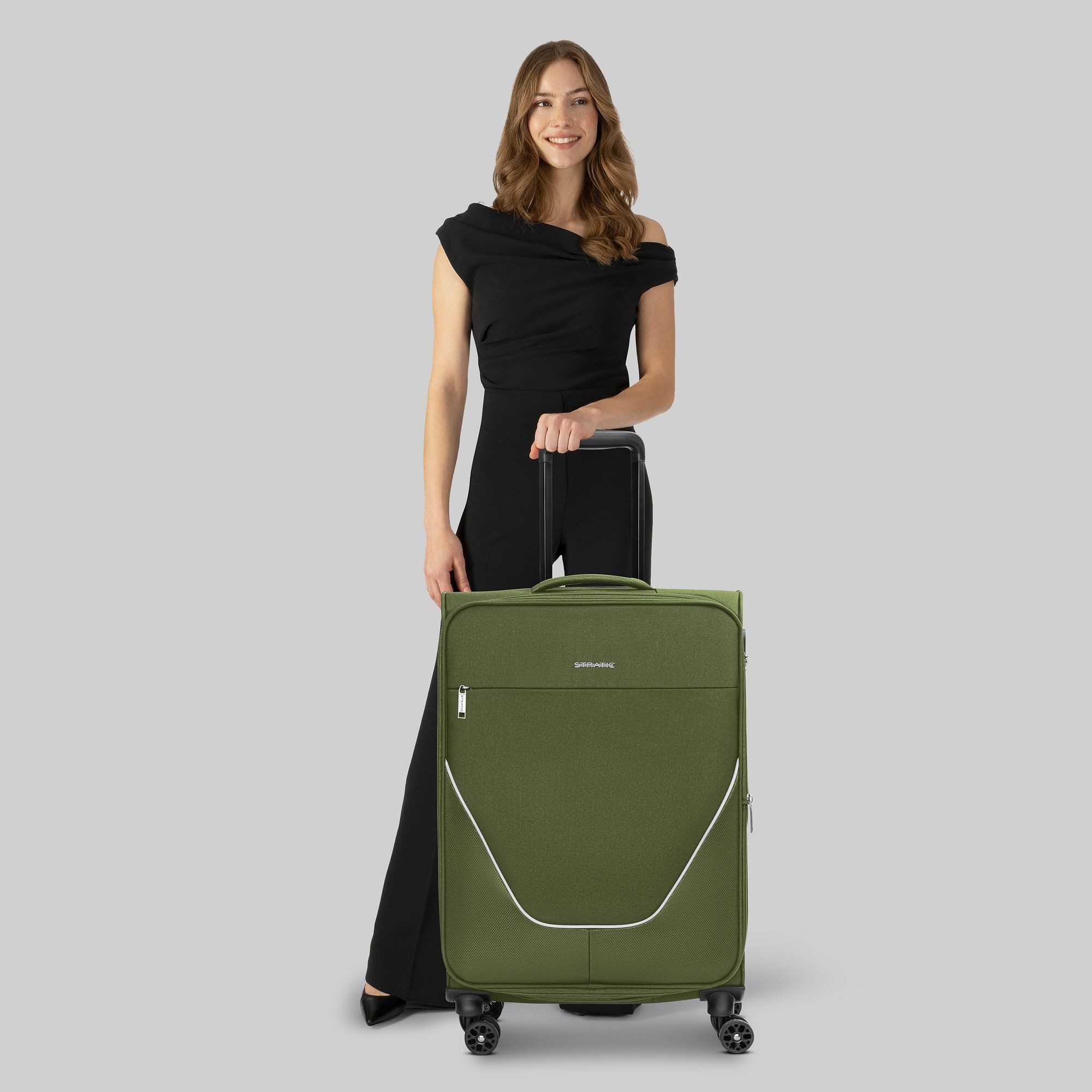 Stratic Weichgepäck-Trolley taska, 4 Rollen, Polyester