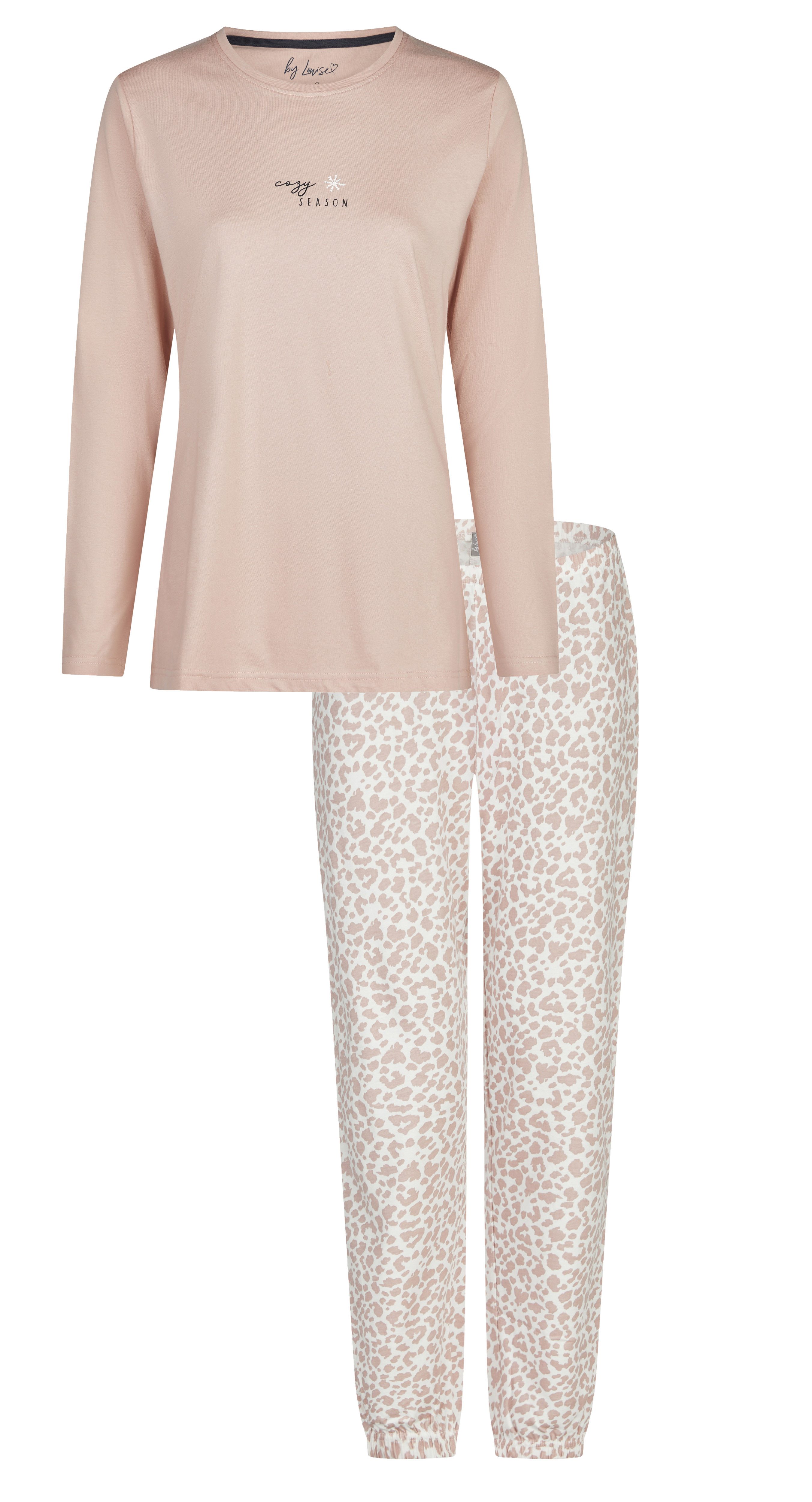 By Louise Schlafanzug Damen Pyjama mit Socken (2 tlg) Modisches Design günstig online kaufen