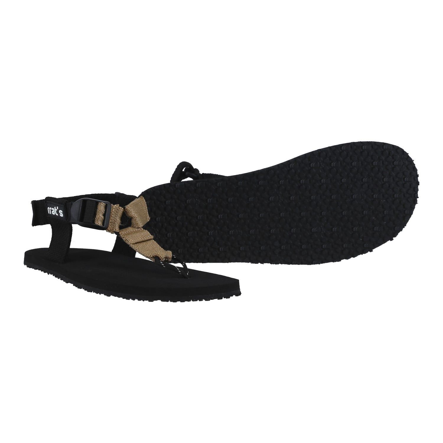 rrat's Y-Flex schwarz/beige Sandale