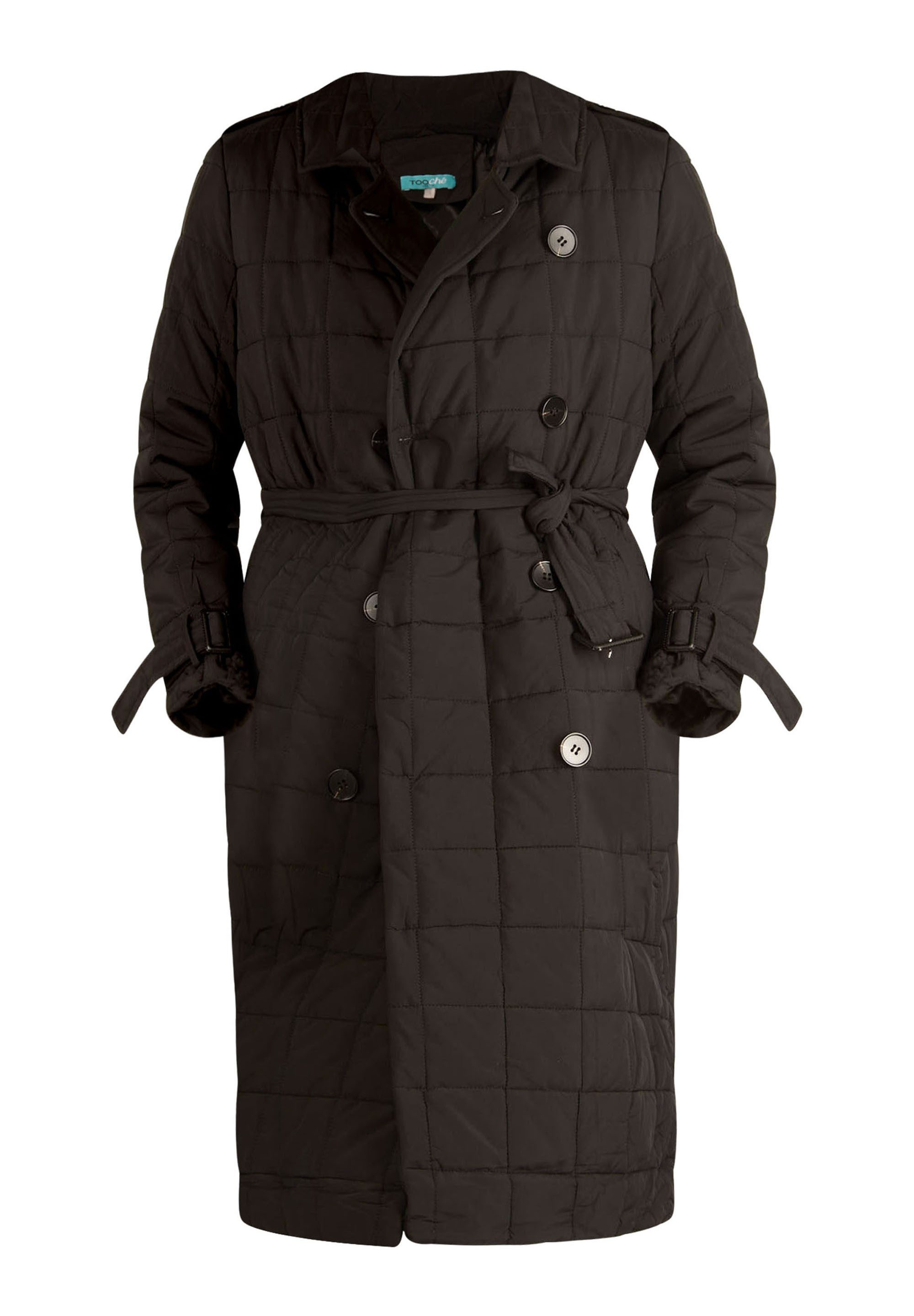 Tooche Kurzmantel Mantel "Quadro" (1-tlg) Weiblich