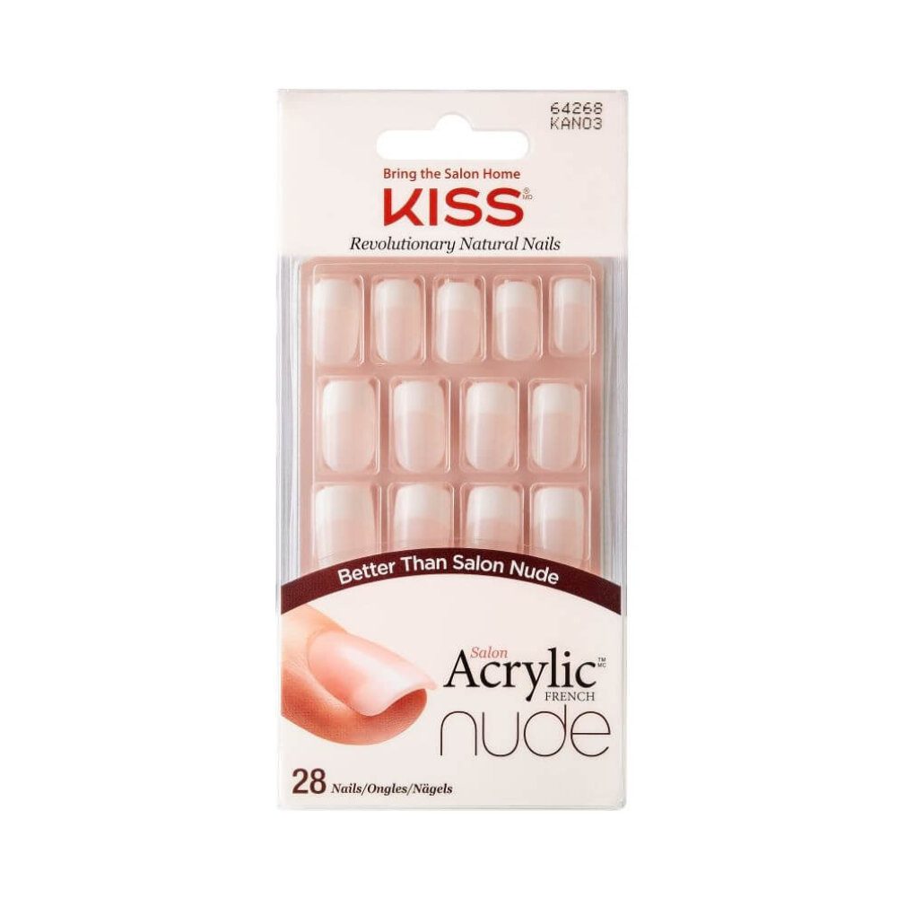 Kiss Kunstfingernägel Salon Acrylic Hautfarbe French Nails - Cashmere