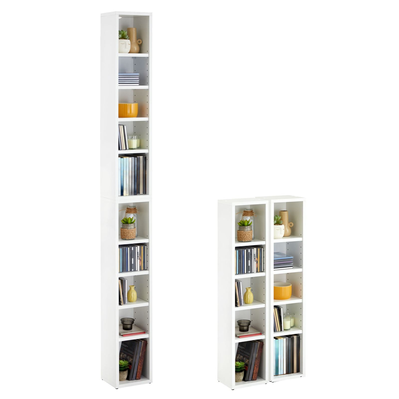 CARO-Möbel CD-Regal CHART, Medienregal aus 2 Modulen, Medien Aufbewahrung b günstig online kaufen