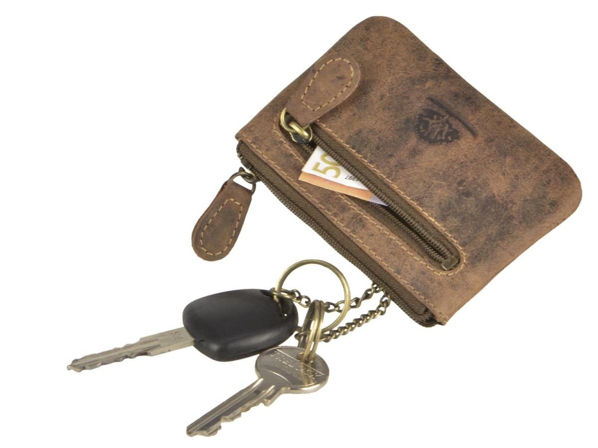 Greenburry Schlüsseltasche Schlüsseletui, Vintage, Leder