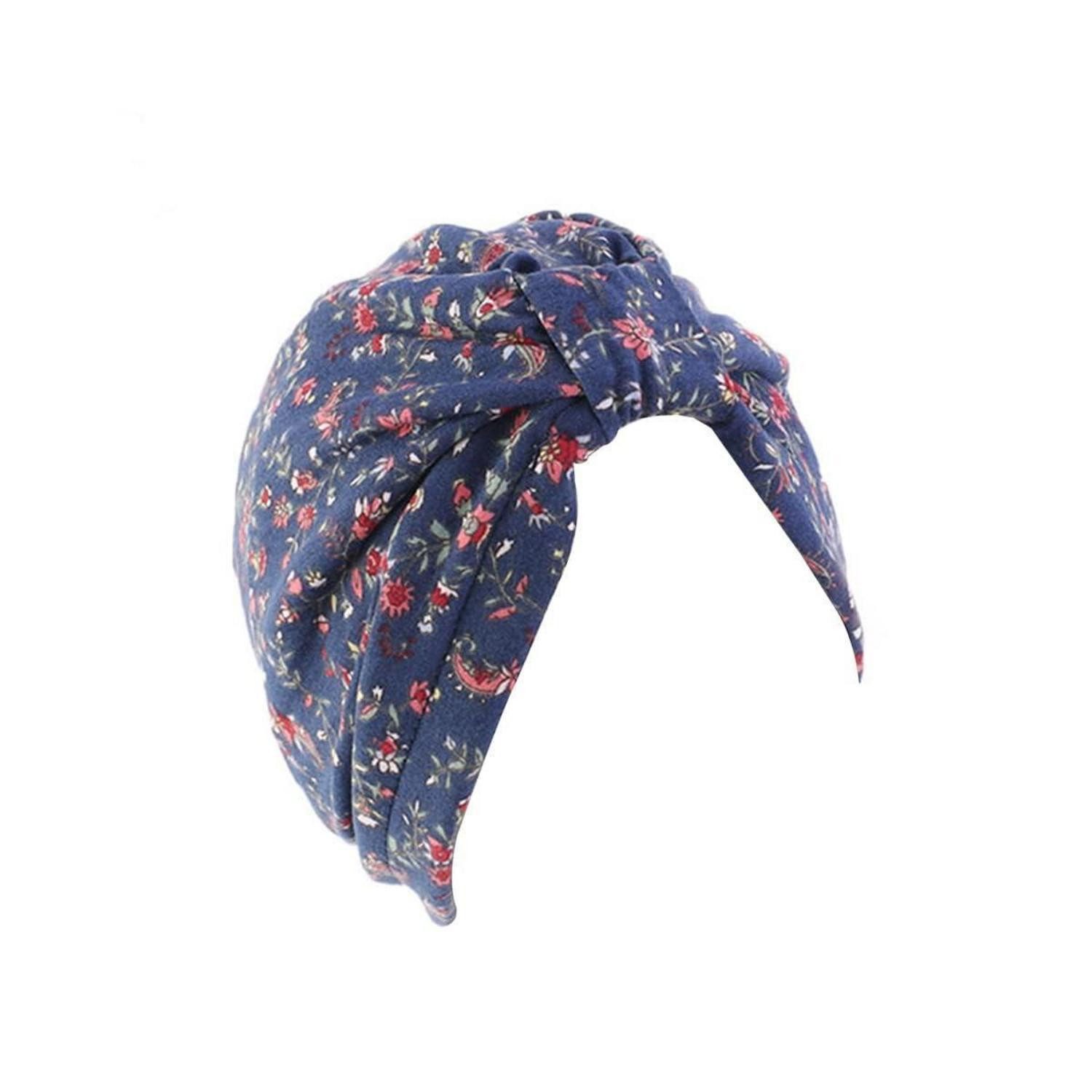 LuxusKollektion Turban Chemo-Kopftuch Damen Turban Plissee, (1-St)