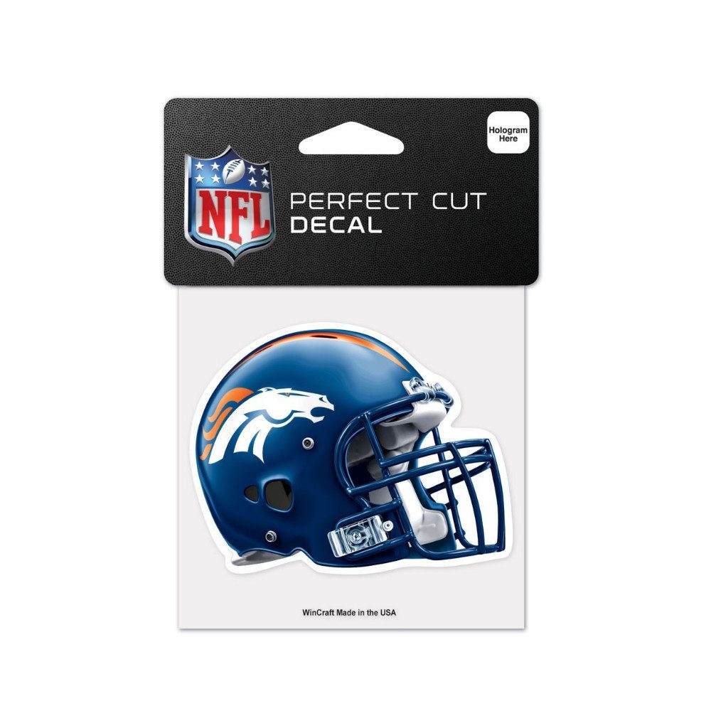 Denver Broncos Aufkleber Denver Broncos Aufkleber Helm