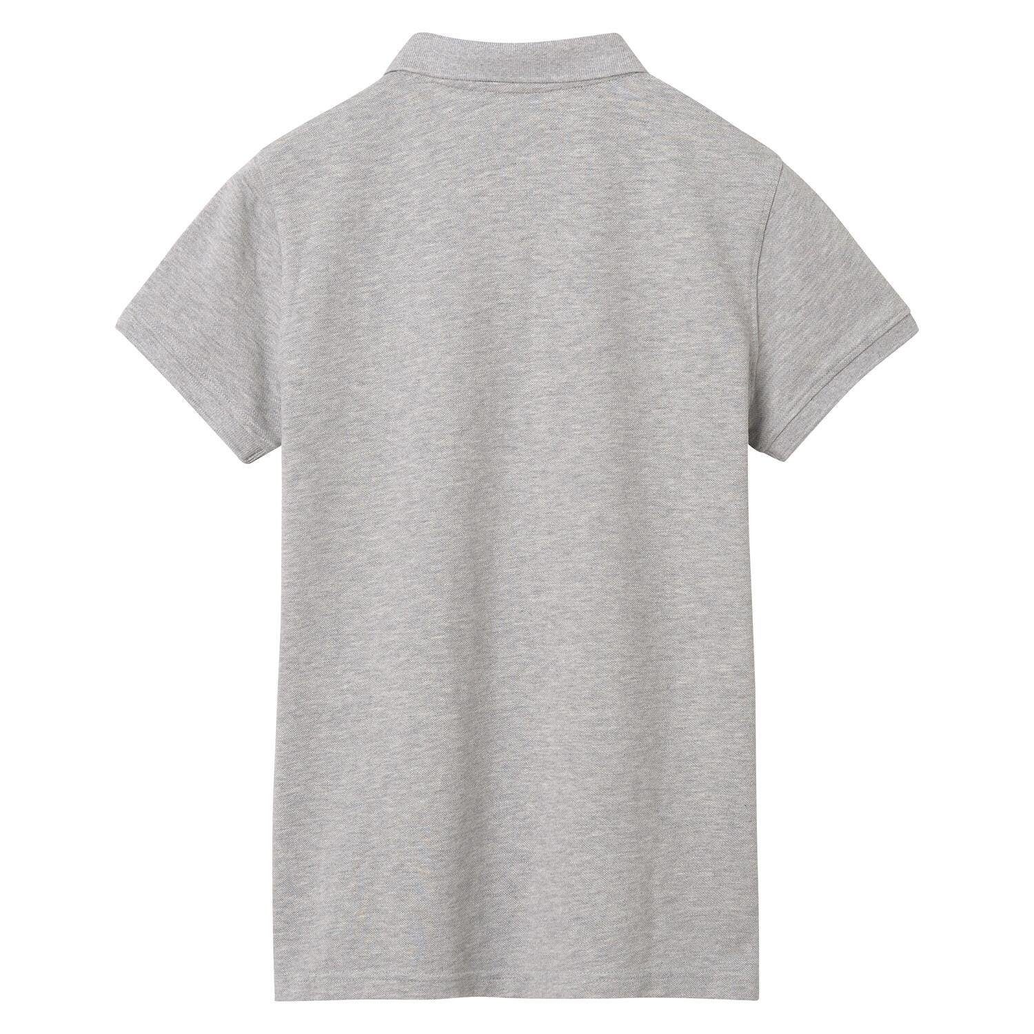 Gant Pique, Damen Halbarm MD. Poloshirt - Grau Summer T-Shirt