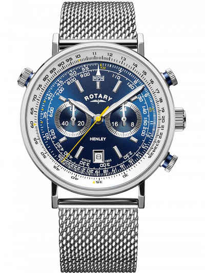 ROTARY Quarzuhr Rotary GB05235/05 Henley Chronograph 42mm 5ATM