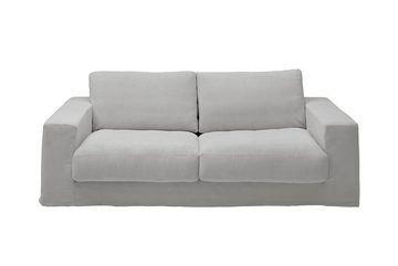 KAWOLA Sofa ROMA, Feincord, 2-Sitzer od. 1,5-Sitzer, versch. Farben