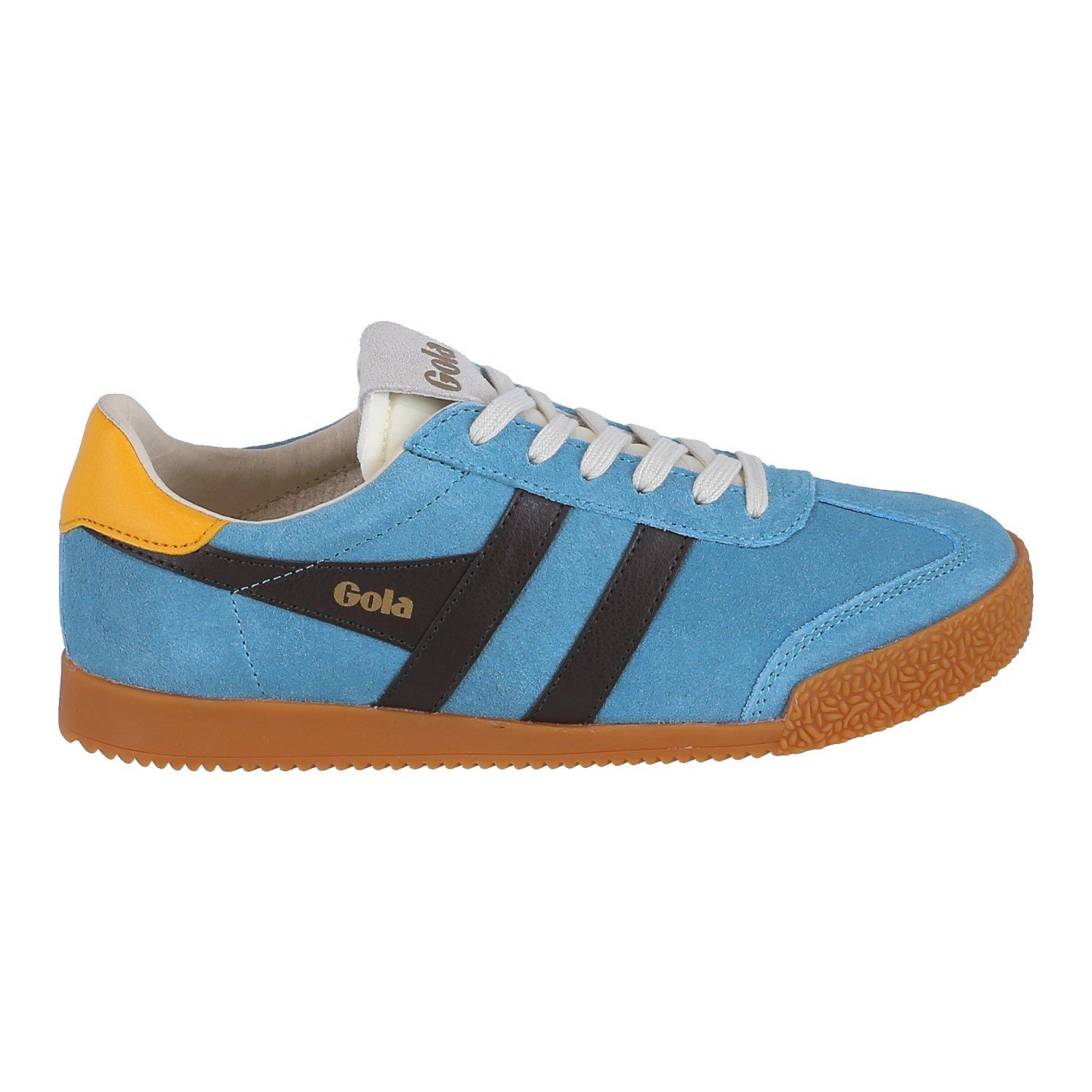 Gola Elan 2025 ozeanblau/mochabraun/sonnengelb Damen Sneaker günstig online kaufen
