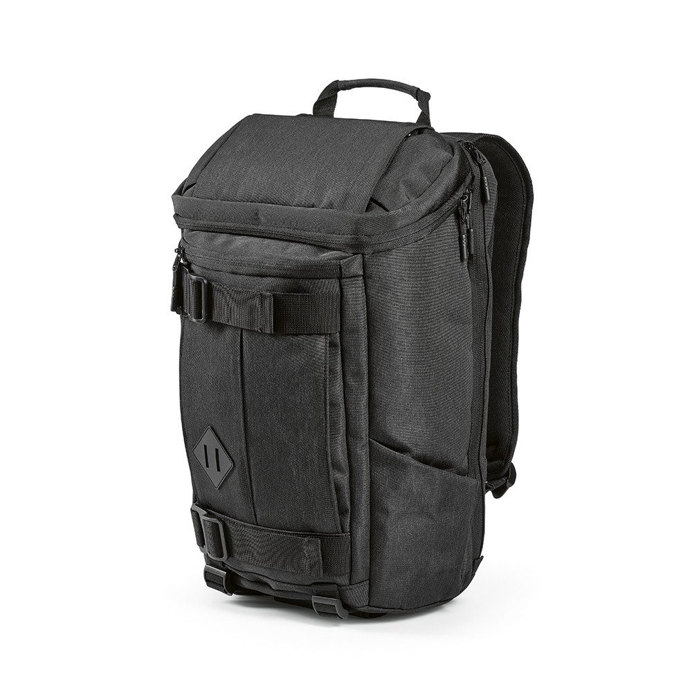 CABBEL Rucksack Rucksack 20L Laptop 17 Zoll rPET Trolley nachhaltig robust leicht (Rucksack, 1-tlg., Einzelartikel), Schwarz, recyceltes Polyester, 51% rPET, 20 Liter, 1.036 kg, 29x46x16