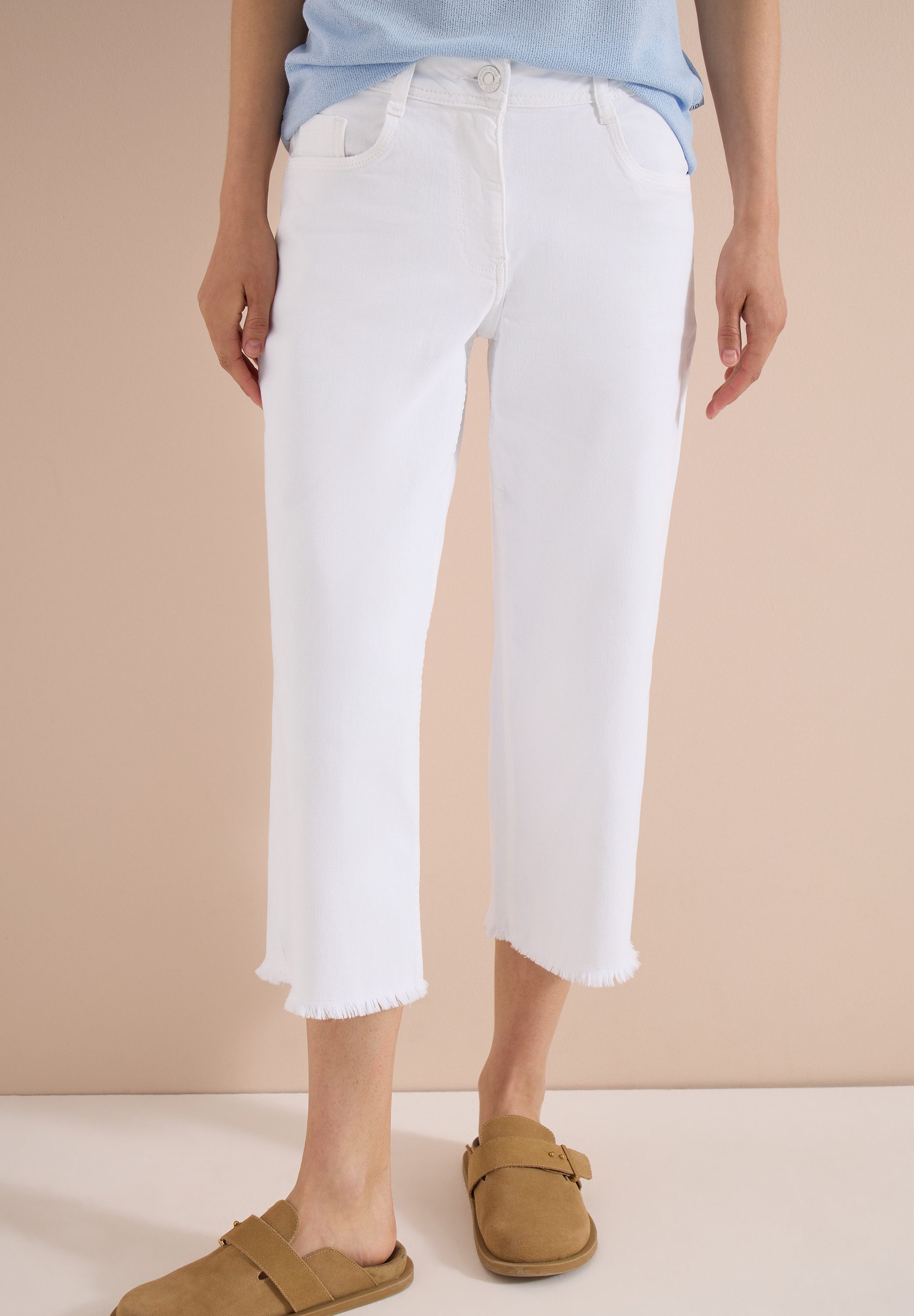 CECIL 3/4-Jeans Style Neele Wide Leg / mit Stretch