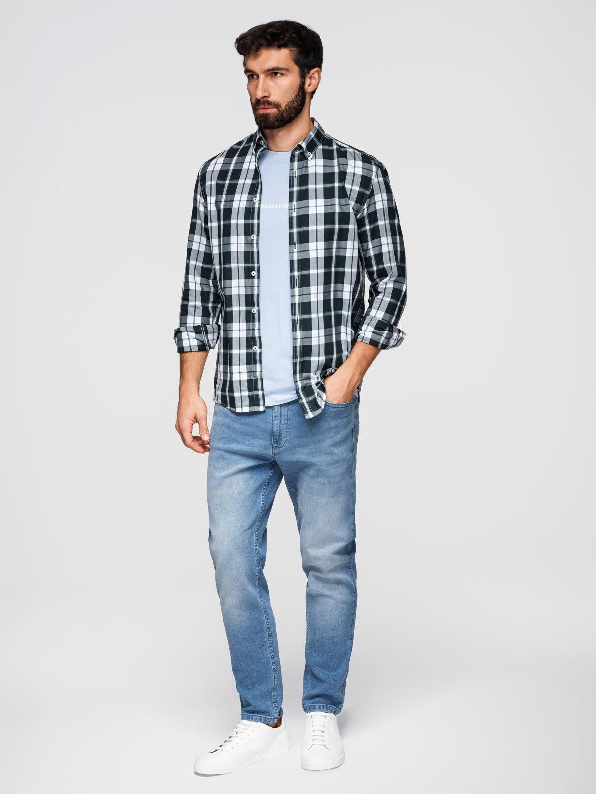 Gerade Jeans Jeans CARROT mit Used-Effekt