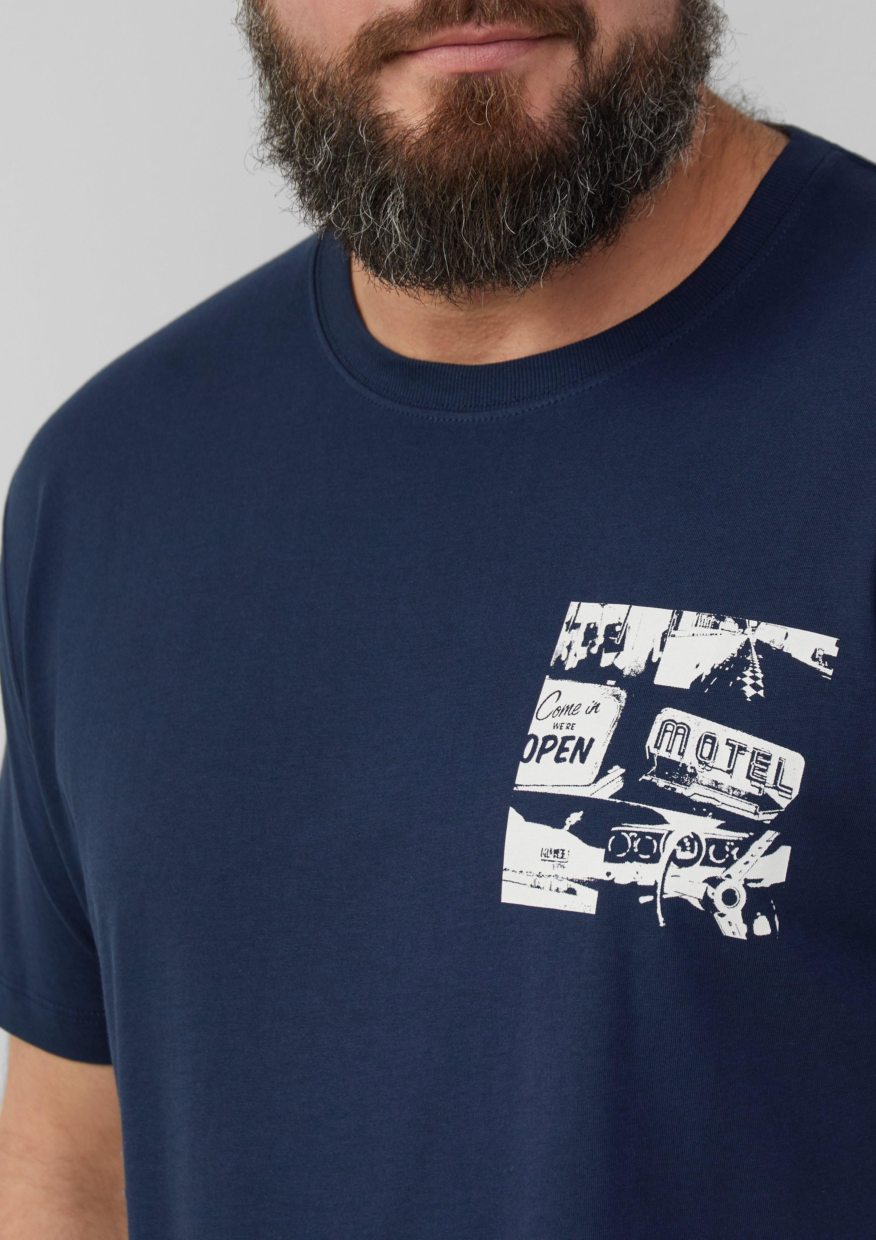 s.Oliver Kurzarmshirt T-Shirt mit Artwork günstig online kaufen