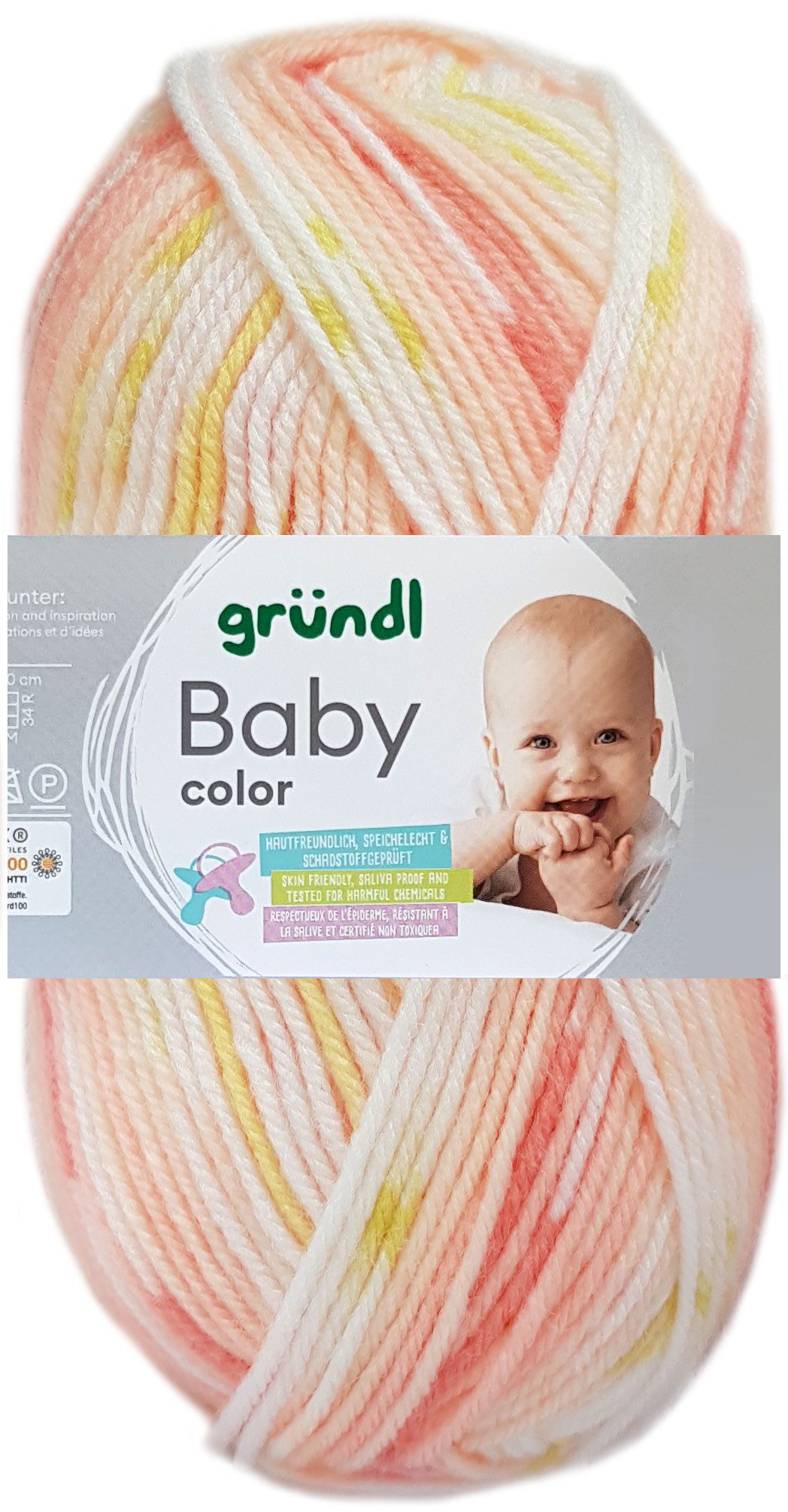 Gründl 50 Gramm Gründl Baby Color Bastelgarn