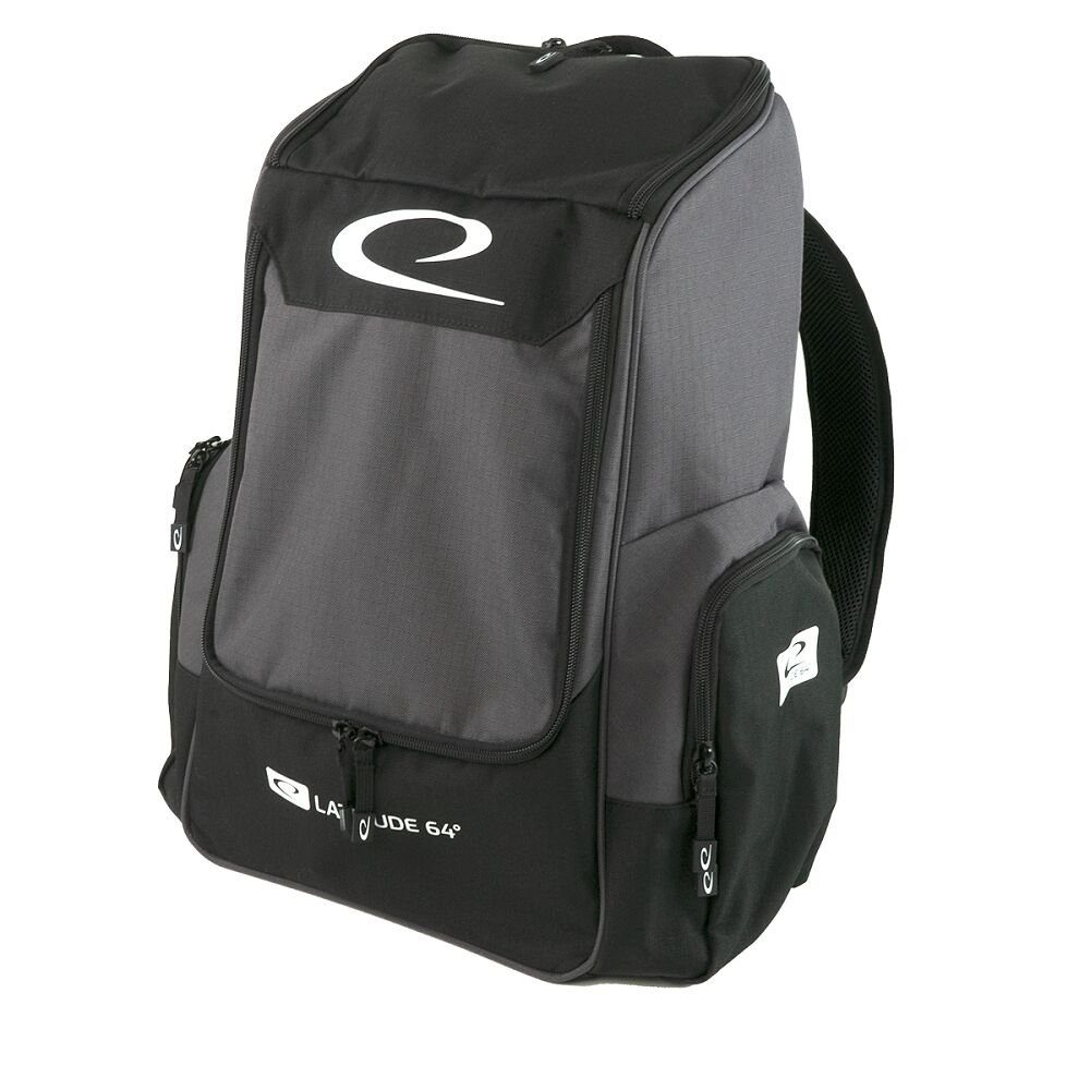 Latitude 64° Sporttasche Core Backpack, Wasserabweisendes Material Grau-Schwarz
