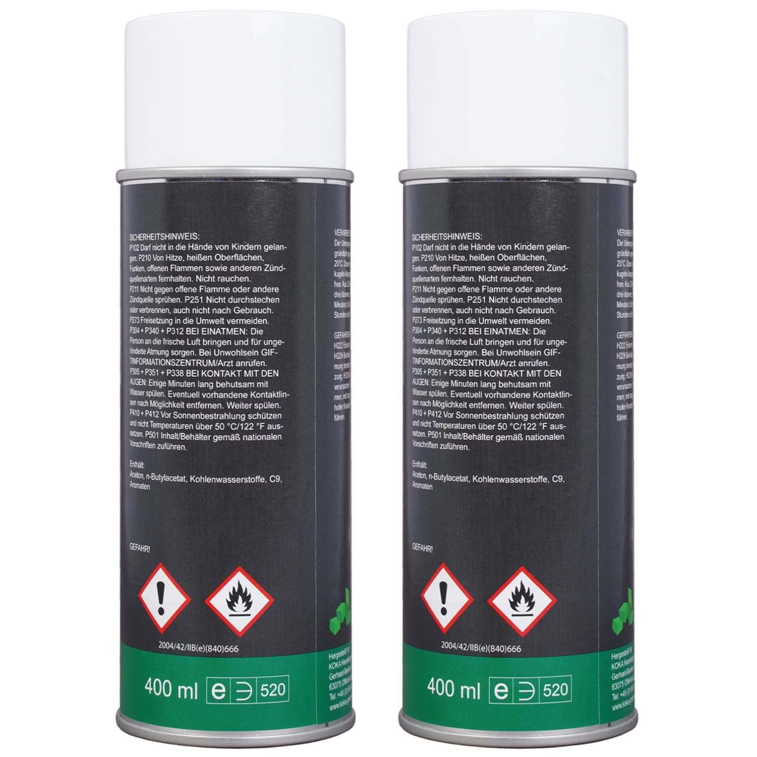 KOKA 2x Antifouling Spray Silber Bewuchs-Schutz Boot Lackschutz (Dosen, 2 St., 2x 400ml Dose), Langzeitschutz Antihaft-Schicht für Bootsrumpf Rumpf Antrieb Propeller