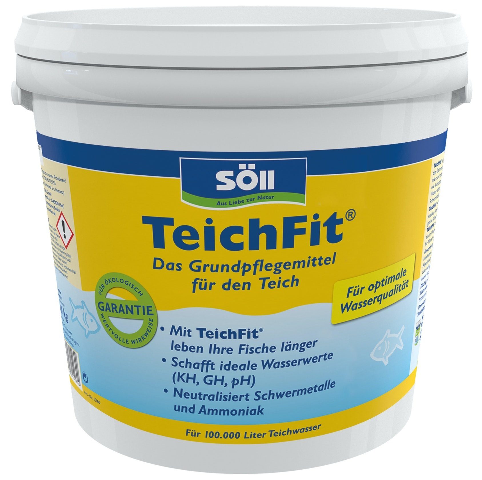 Gartenpflege-Set Söll Teichpflege 10 Kg TeichFit Wasserstabilisierer für 100 Qbm