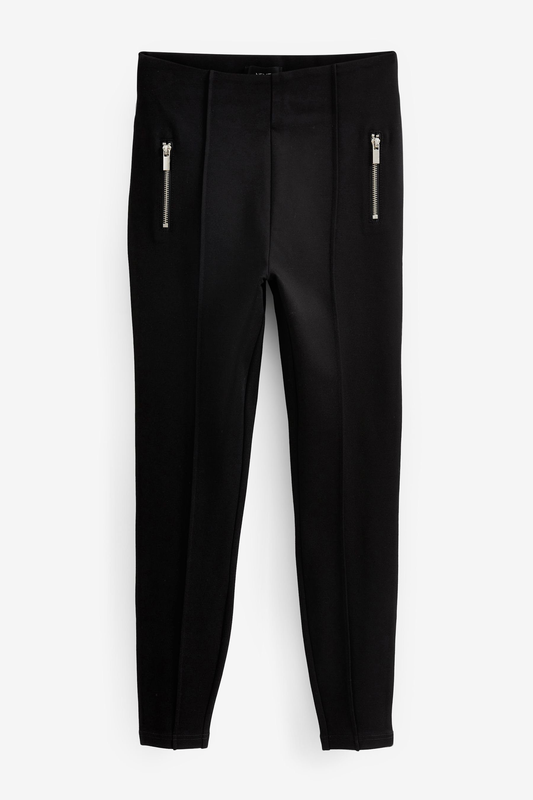 Next Leggings Ponte-Leggings mit Reißverschlussdetail, Kurzgröße günstig online kaufen
