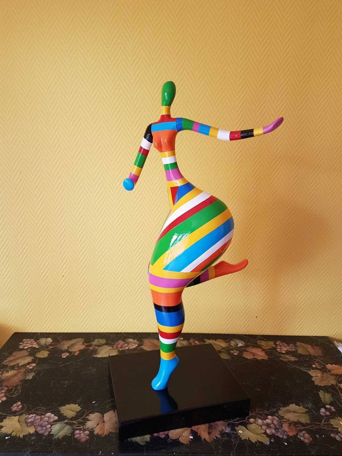 Xlmoebel Dekofigur Abstrakte Deko Figur Statue Skulptur 130cm P162A, Made in Europa