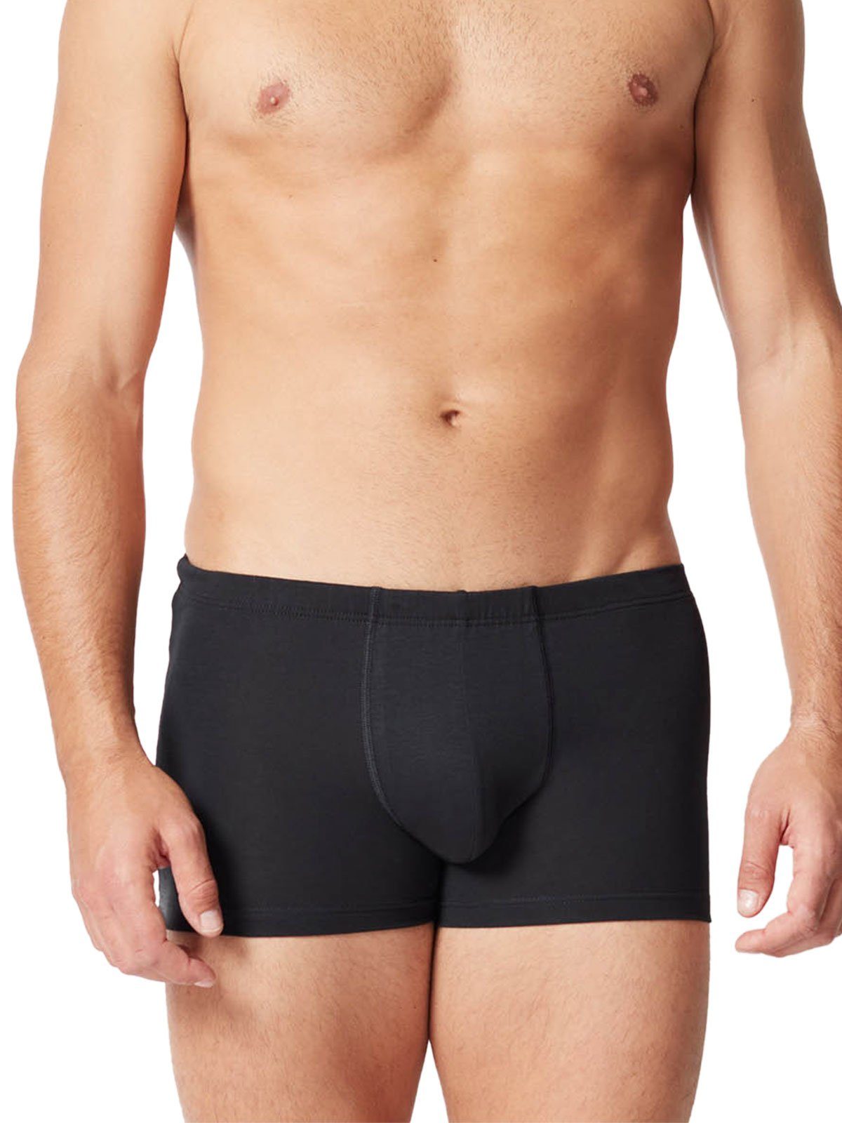 HUBER Retro Pants Herren Pant 2er Pack hautnah Cotton 2 Pack (Packung, 2-St) gerader Beinausschnitt