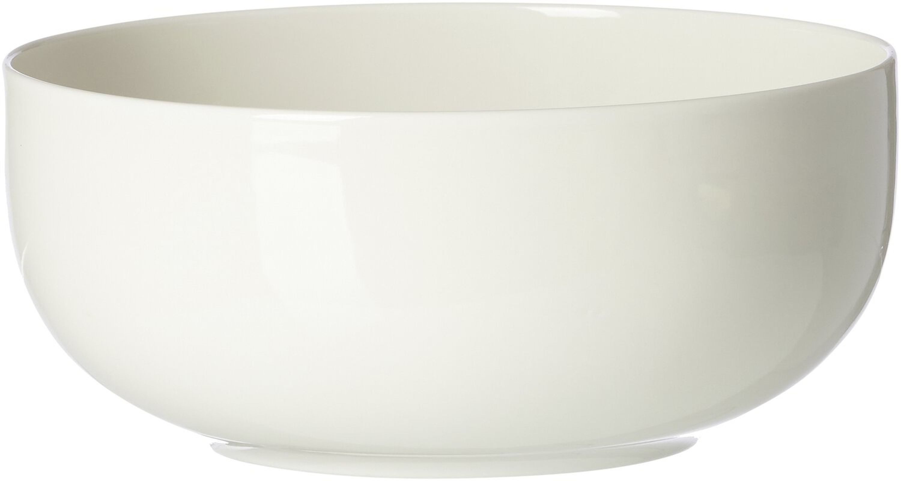 Schale Servierschale aus Porzellan in Coupeform, 21 cm, weiss