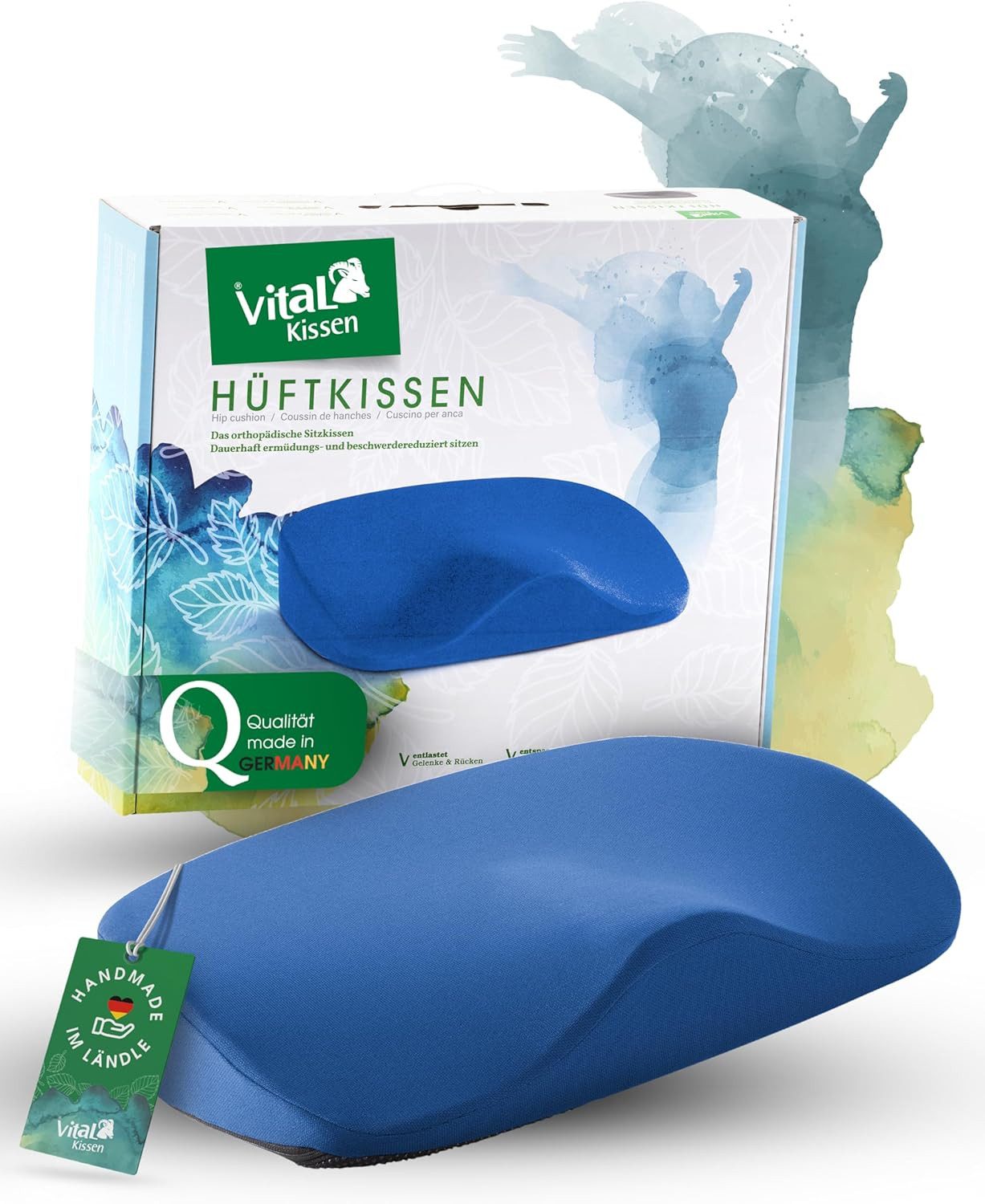 Bärle Kissen Manufraktur GmbH Stuhlkissen VitaL Hüftkissen Orthopädisches Sitzkissen