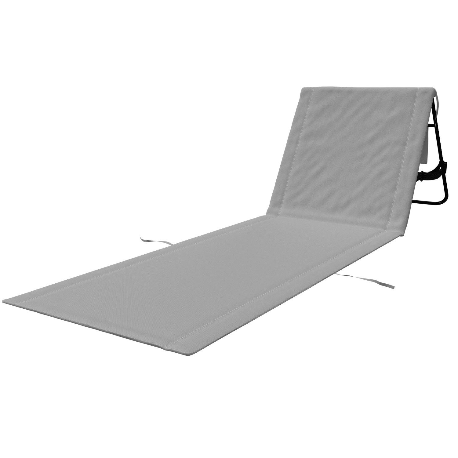 24Move Strandtuch, Strandmatte, Klappbare Campingliege, Tragetasche, (für Urlaub oder Garten), faltbar zur Tasche und Gurt, 1er, gelb, Strandtuch