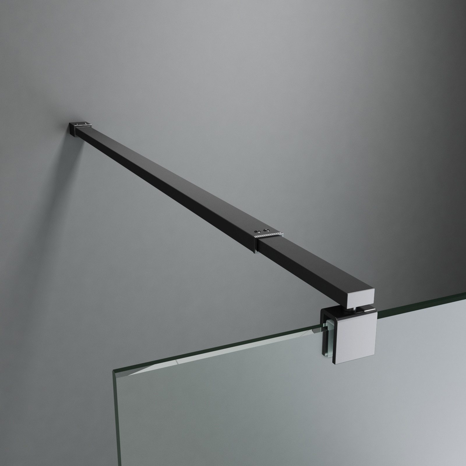 Boromal Duschwand-Stabilisationsstange Haltestange für 5-10 mm Walk In Dusc günstig online kaufen