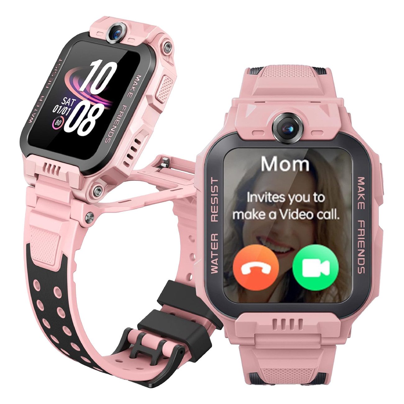 imoo Z7 Smartwatch, Kindersmartwatch, Video- und Sprachanrufe, IPX8 wasserdicht